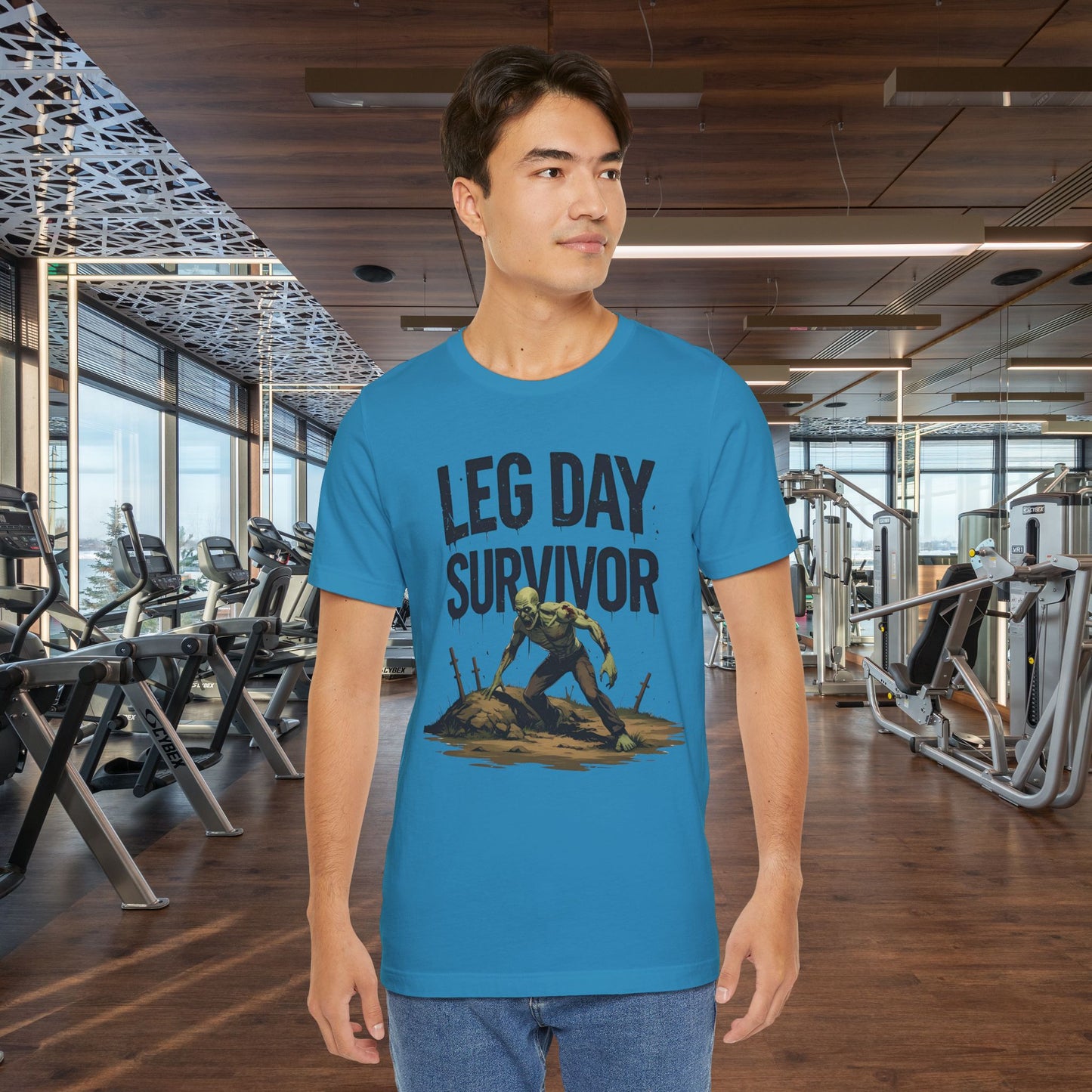 Leg Day Survivor Tee, Fitness Shirt, Workout Apparel, Gym Gift, Unisex Graphic Tee