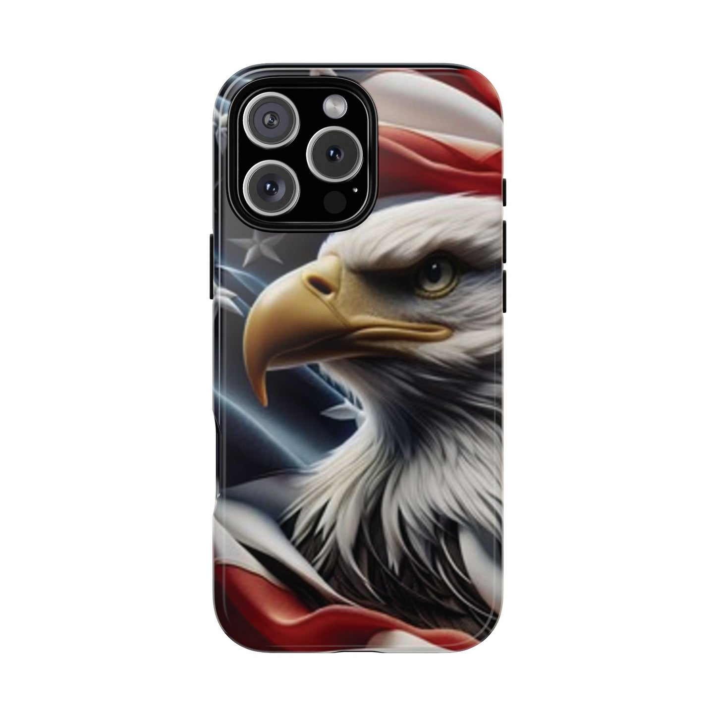 Patriotic Eagle Phone Case | Tough Cases for Nature Lovers, Gift for Veterans, Independence Day, Memorial Day