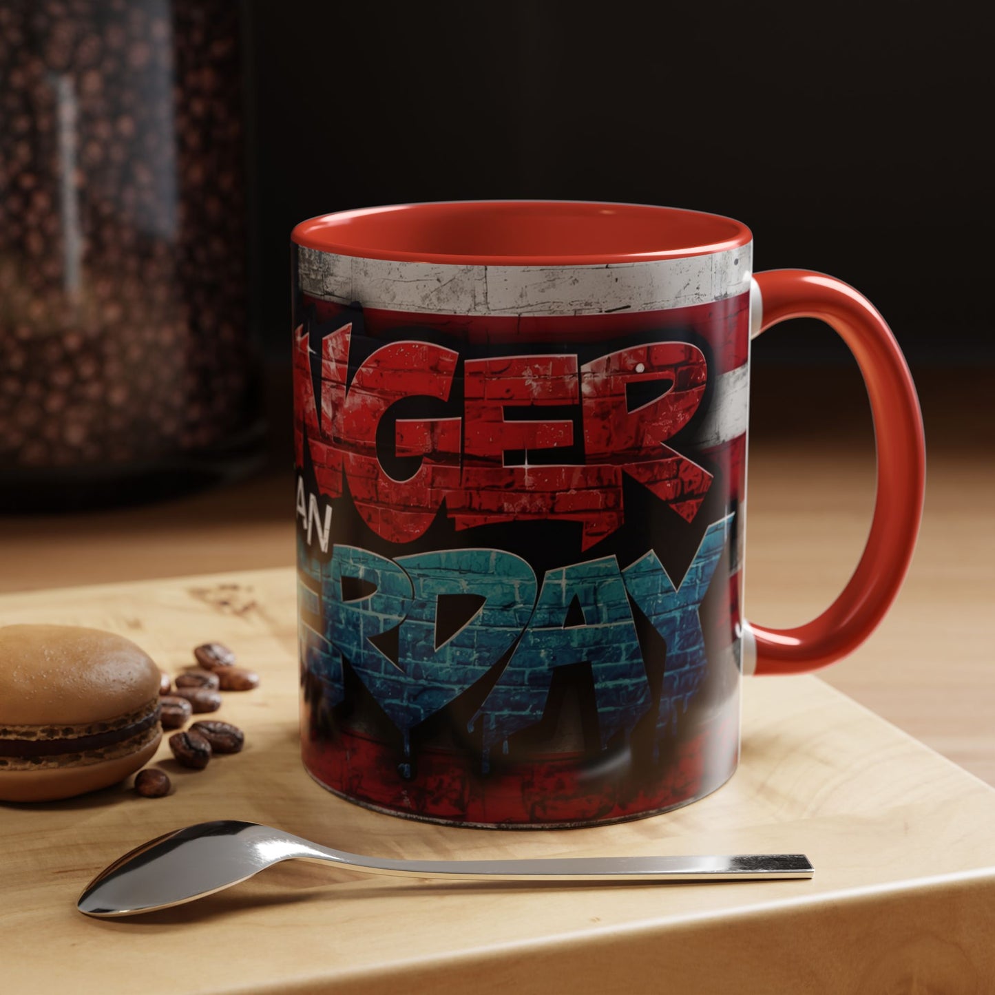 Eye-Catching - Stronger Than Yesterday Coffee Mug - Motivational Coffee Cup - Perfect Gift for Fitness Lovers - Entrepreneurs - & Daily Inspiration