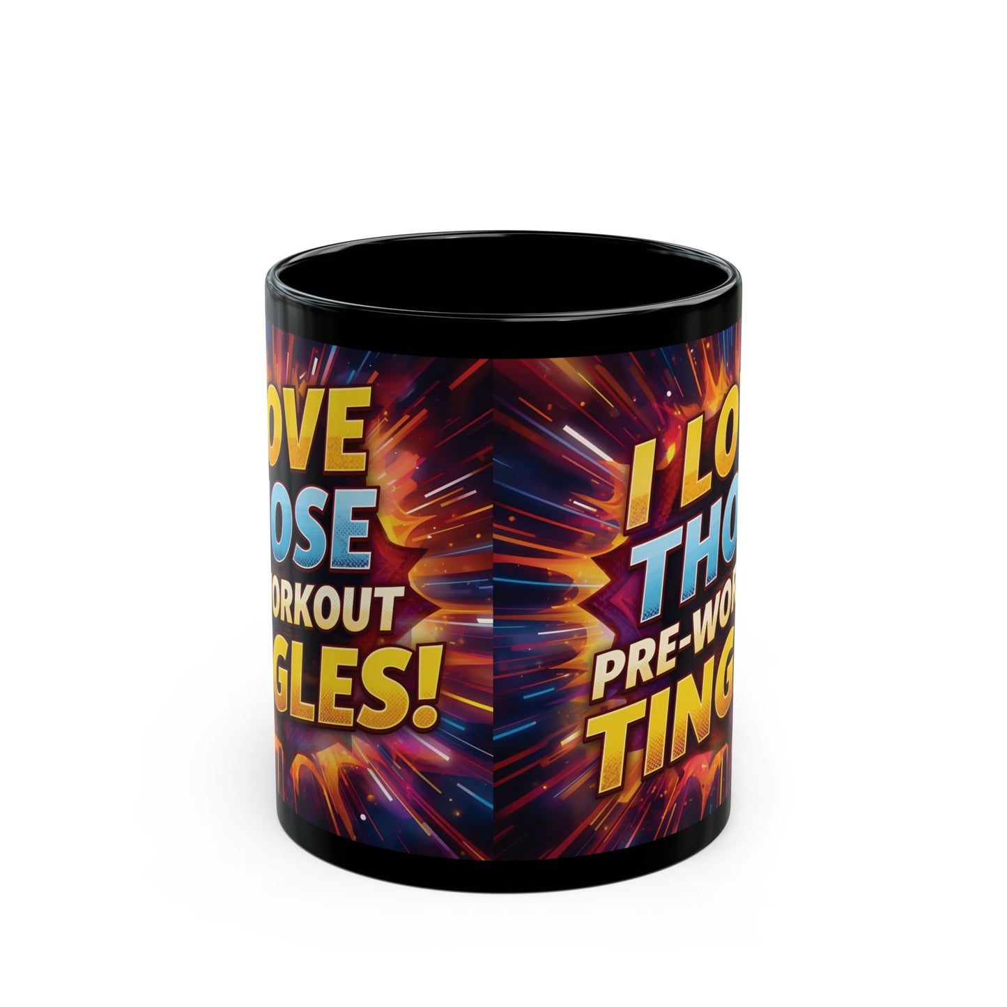 Motivational Workout Mug - Fitness Coffee Cup - I Love Those Pre-Workout Tingles! Mug - Gym Lover Gift - Workout Motivation Mug -