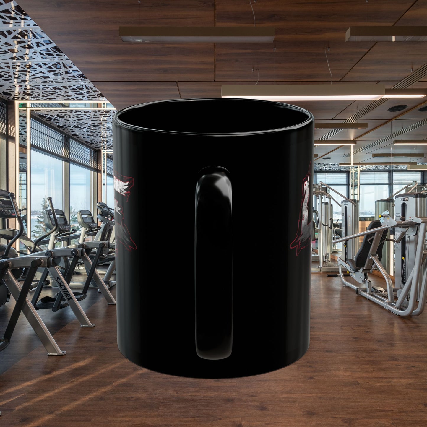 Ceramic Black Mug - LIVE FIT Design - 11oz - 15oz -