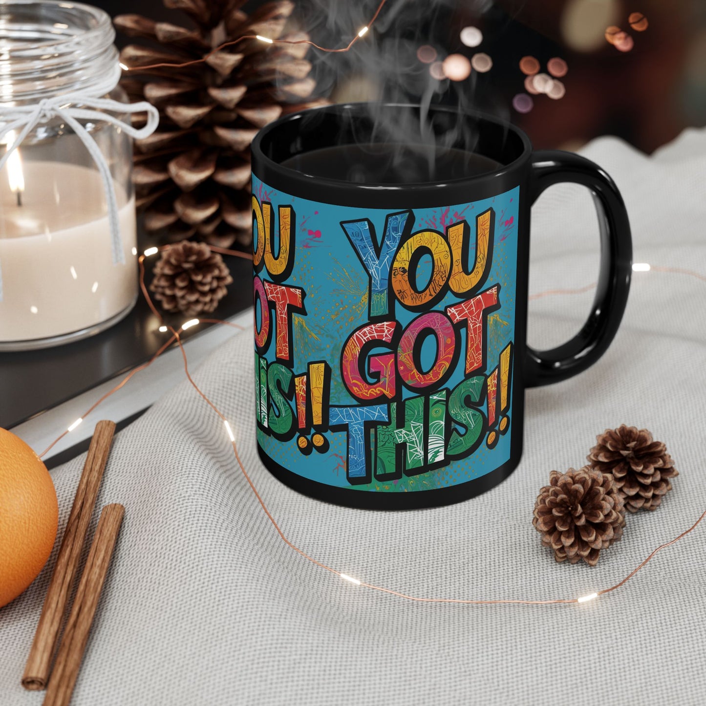 π₯ Motivational π₯ You Got This!! π₯ Design π₯ Black Mug π₯ Perfect for Gym Lovers π₯ Encouragement Gifts π₯ Health and Fitness π₯ Daily Motivation π₯ Coffee Mug π₯