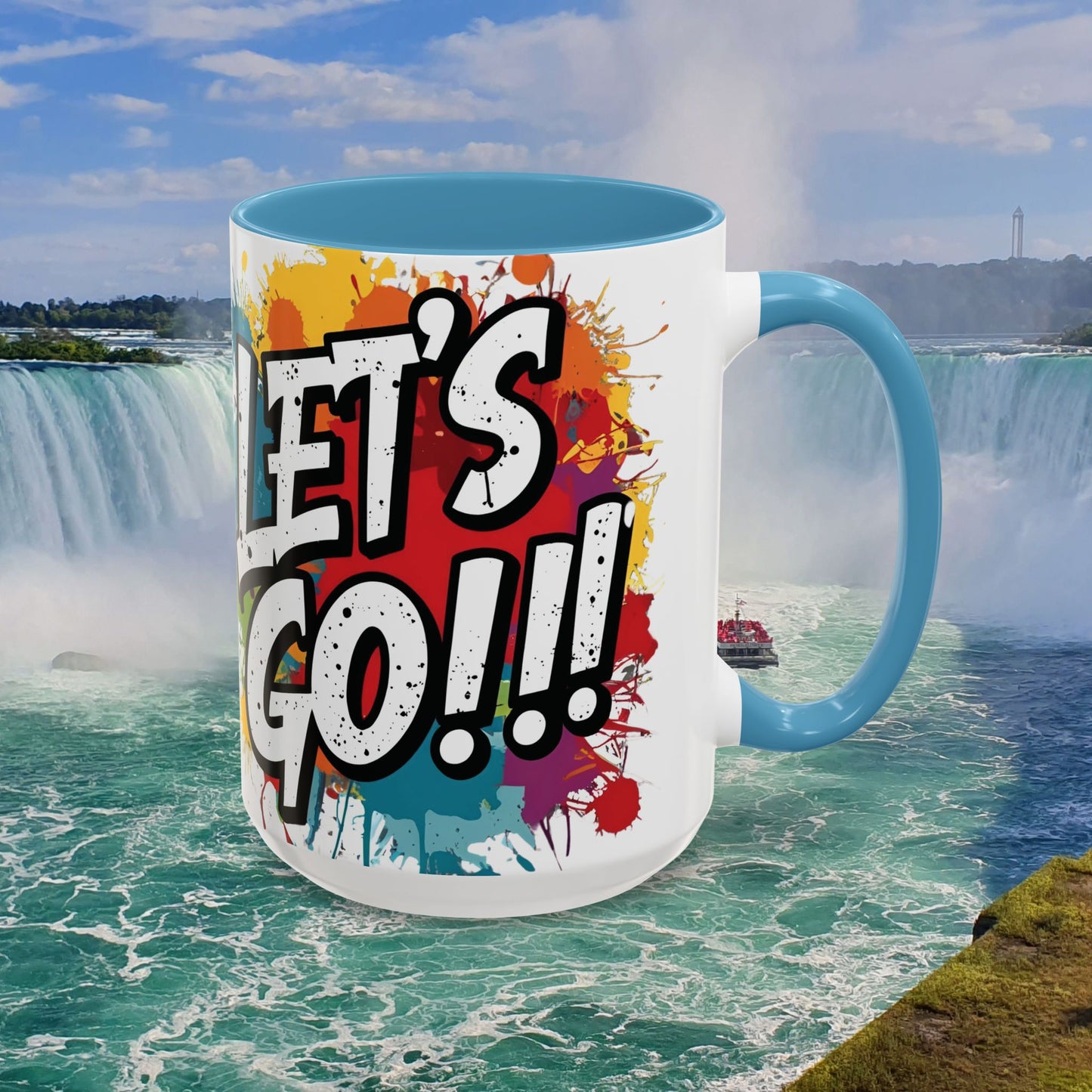 💥Vibrant 💥 Motivational 💥 Ceramic 💥 Coffee Mug 💥 Let's Go! 💥 Never or Now💥 Sizes 11oz 15oz💥 8 Different Colors To Choose From💥