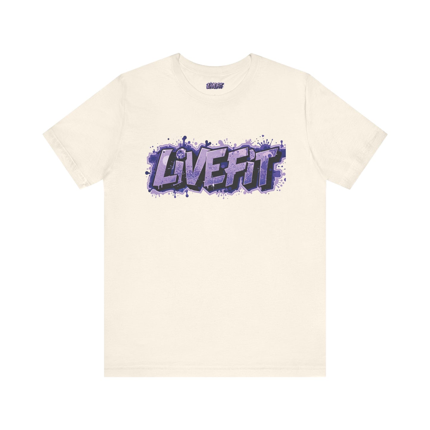 Live Fit Unisex Tee - Fitness Shirt - Motivational Graphic Tee - Workout Apparel - Casual Wear - Gift for Gym Lovers - Active Lifestyle -