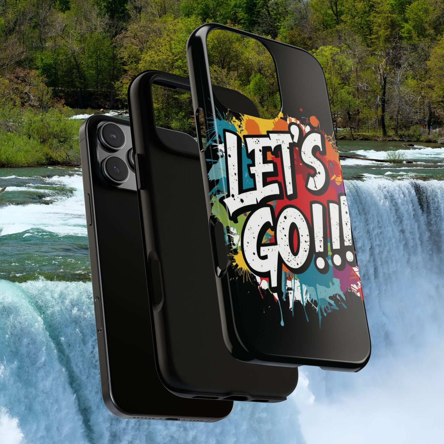 π₯Phone Case π₯ Colorful π₯ Let's Go! π₯ Tough Phone Case π₯ Vibrant Design π₯ iPhones 15 & 16 π₯ Birthday Gift π₯