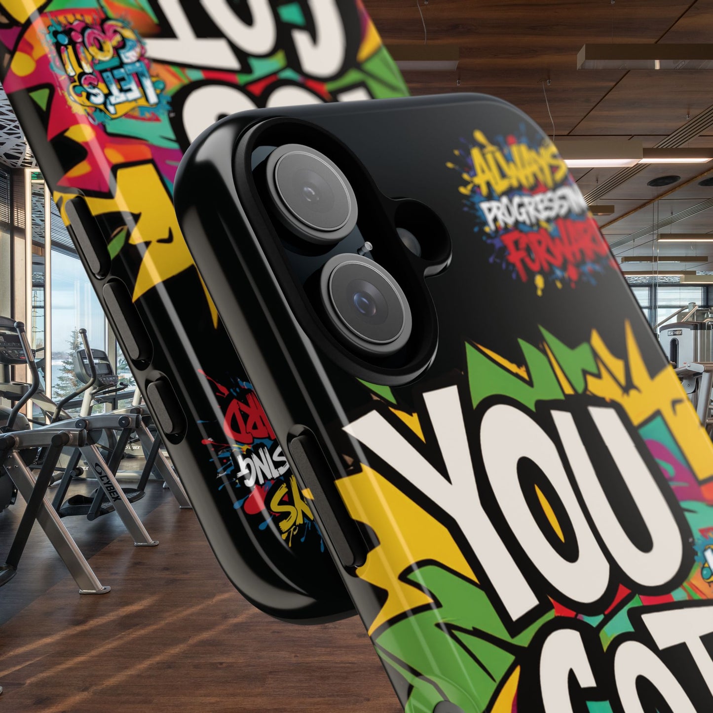 Vibrant Motivational Tough Cell Phone Cases
