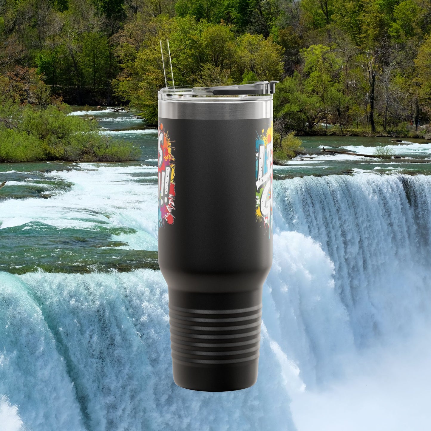 π₯ Vibrant π₯ Stylish π₯ Motivational π₯ Insulated π₯ Stainless Steel π₯ Travel Mug 40oz π₯ Let's Do This! π₯ Inspiring Print π₯ Hot or Cold π₯ Birthday Gift π₯ Holiday Gift π₯Graduation Gift π₯ Dishwasher Safe Top Rack π₯