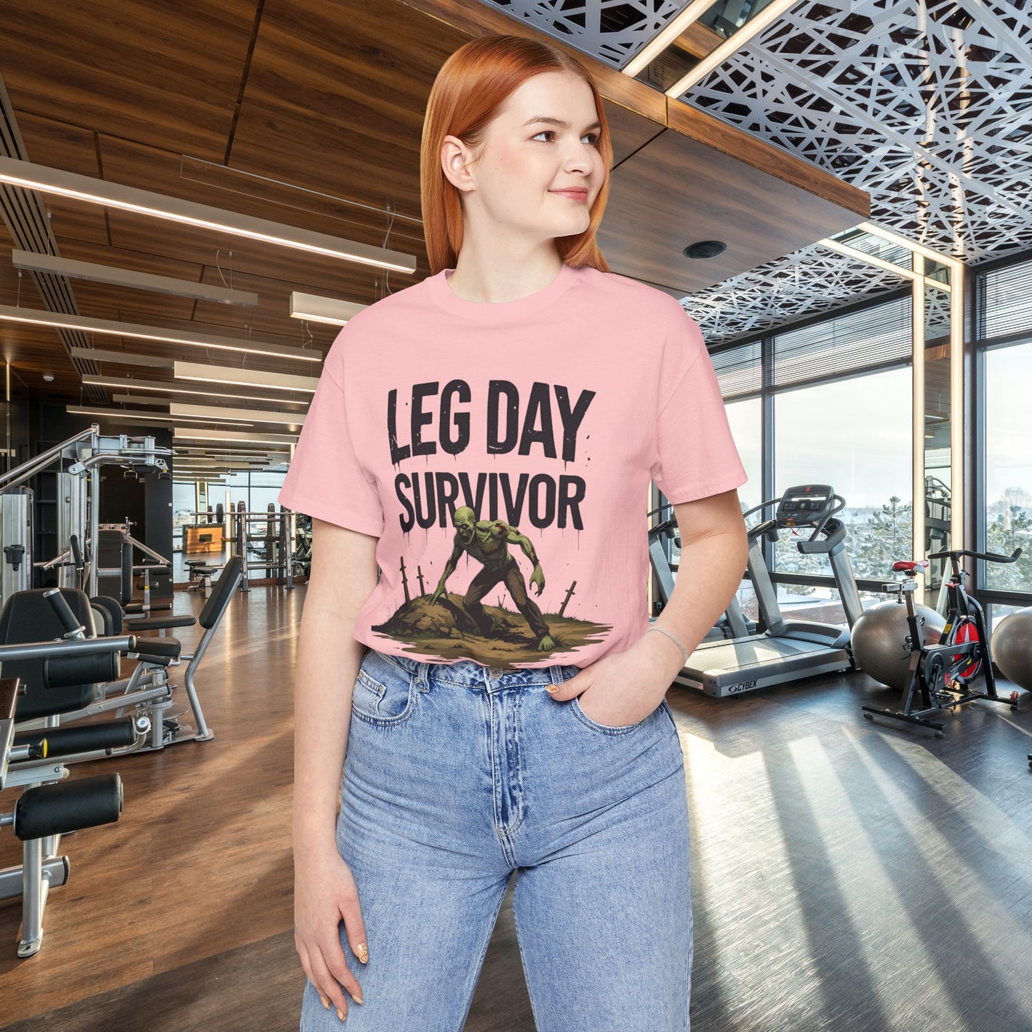 Leg Day Survivor Tee, Fitness Shirt, Workout Apparel, Gym Gift, Unisex Graphic Tee