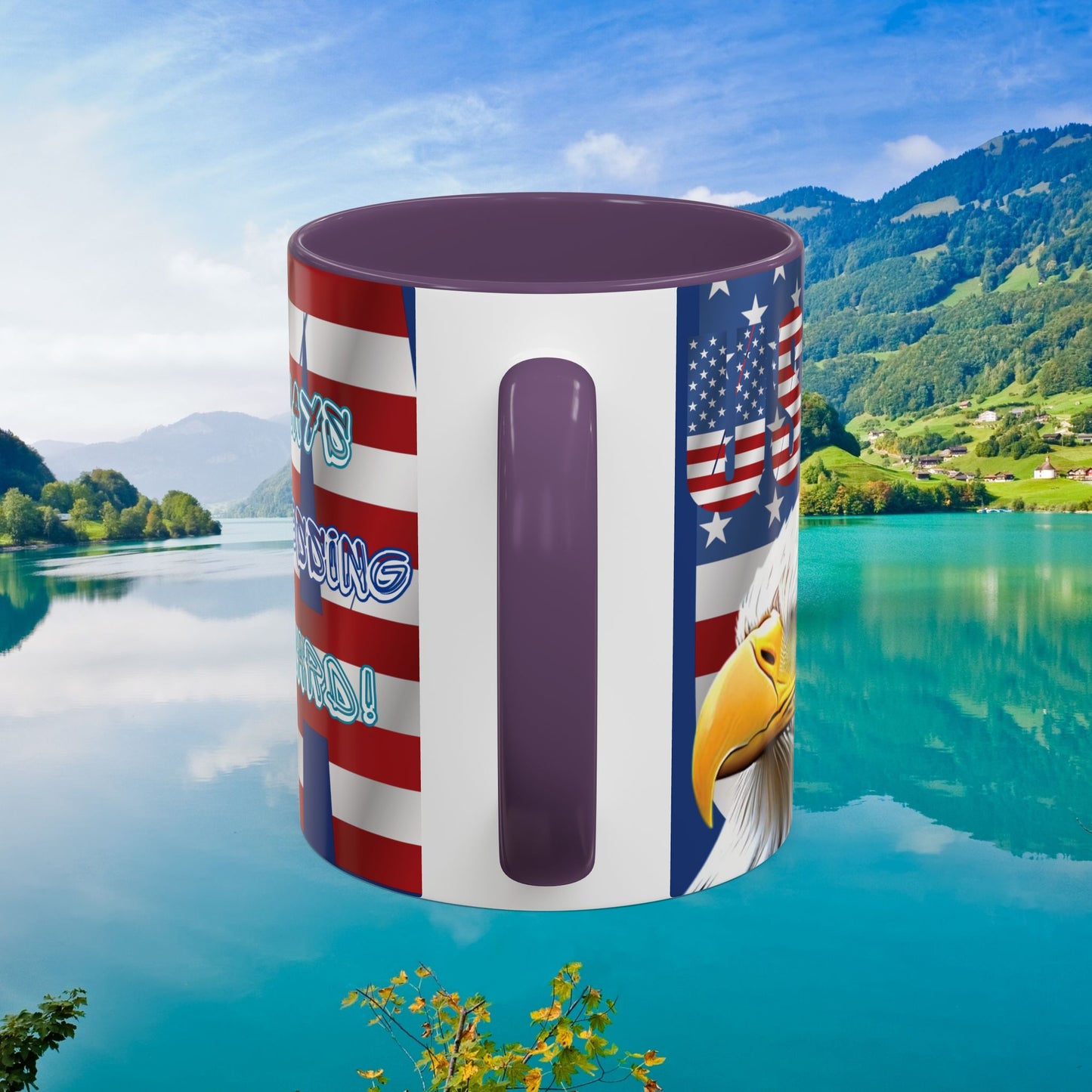 πΊπΈ Eye-Catching πΊπΈ Patriotic πΊπΈ Bald Eagle πΊπΈ Red White & Blue πΊπΈ USA πΊπΈ Accent Coffee Mug πΊπΈπΊπΈ 11oz & πΊπΈ 15oz πΊπΈ Sizes πΊπΈ 8 Color Options πΊπΈ Red πΊπΈ Black πΊπΈ Light Blue πΊπΈ Yellow πΊπΈ Orange πΊπΈ Navy πΊπΈ Pink πΊπΈ Purple