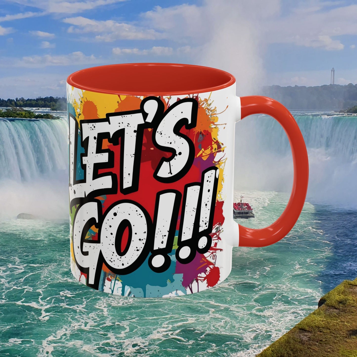 💥Vibrant 💥 Motivational 💥 Ceramic 💥 Coffee Mug 💥 Let's Go! 💥 Never or Now💥 Sizes 11oz 15oz💥 8 Different Colors To Choose From💥
