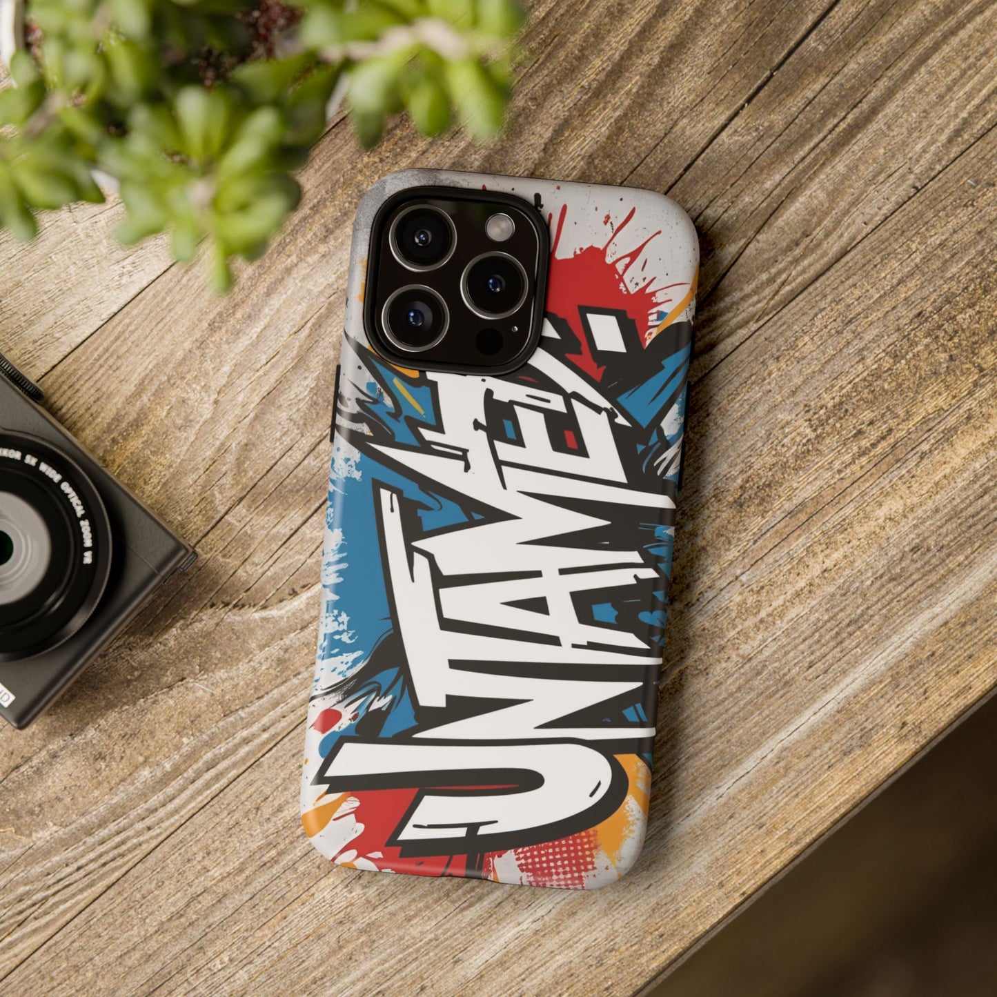 Eye-Catching - Vibrant - Tough - Phone Case - With An - Untamed Print Design - Stylish - Smartphone Case