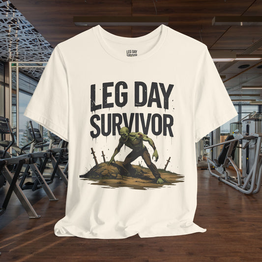 Leg Day Survivor Tee, Fitness Shirt, Workout Apparel, Gym Gift, Unisex Graphic Tee