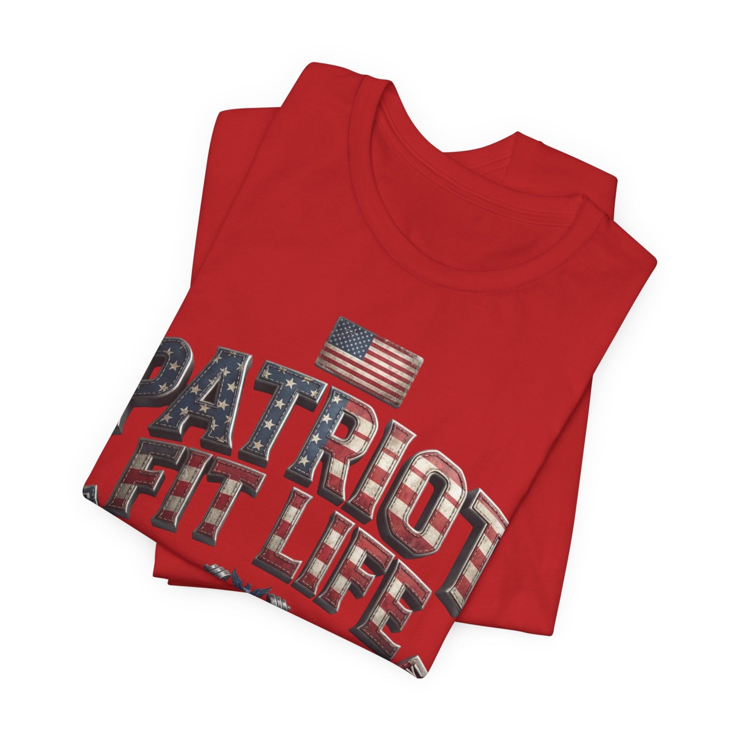 Patriot Fit Life Tee — American Flag Fitness T-Shirt