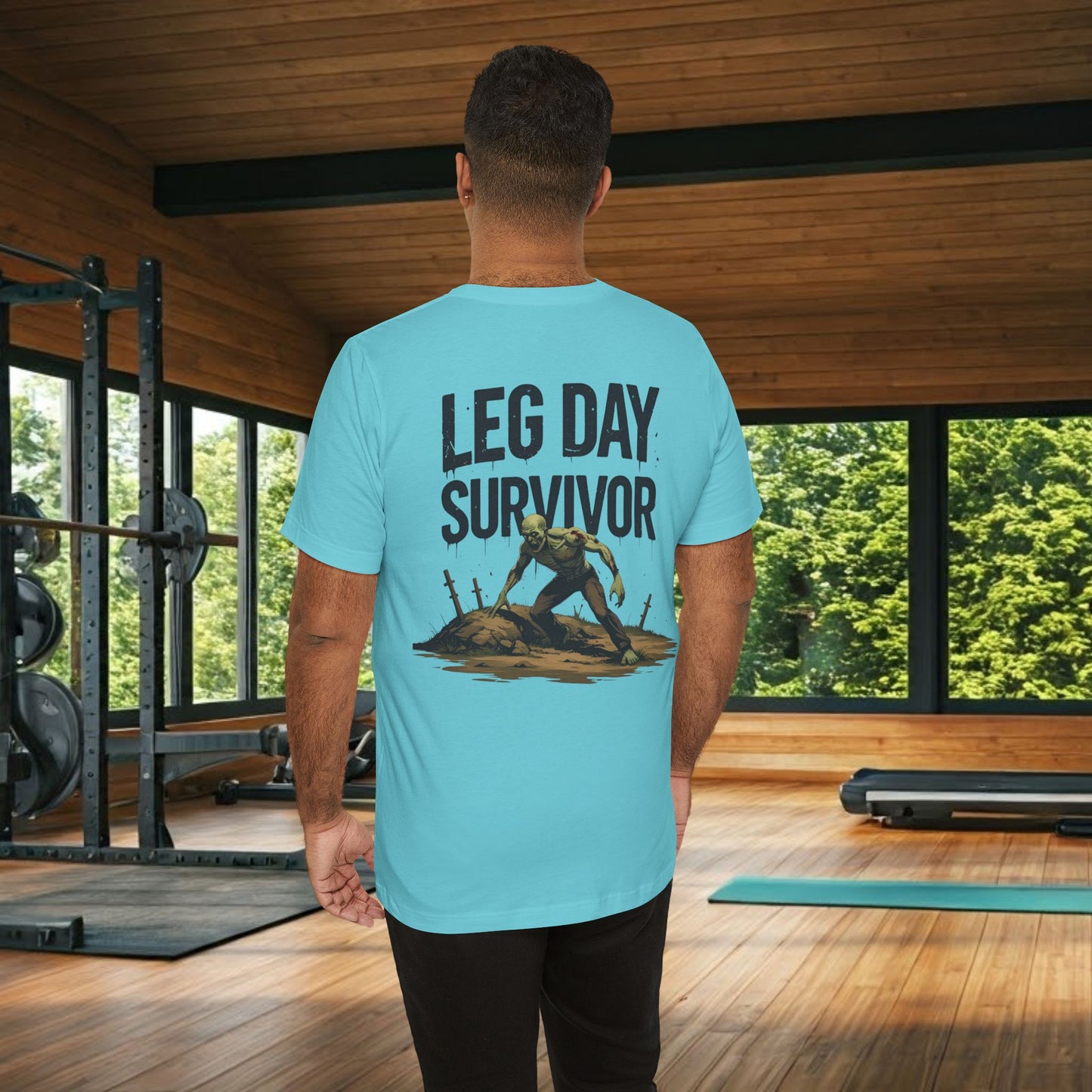 Leg Day Survivor Tee, Fitness Shirt, Workout Apparel, Gym Gift, Unisex Graphic Tee