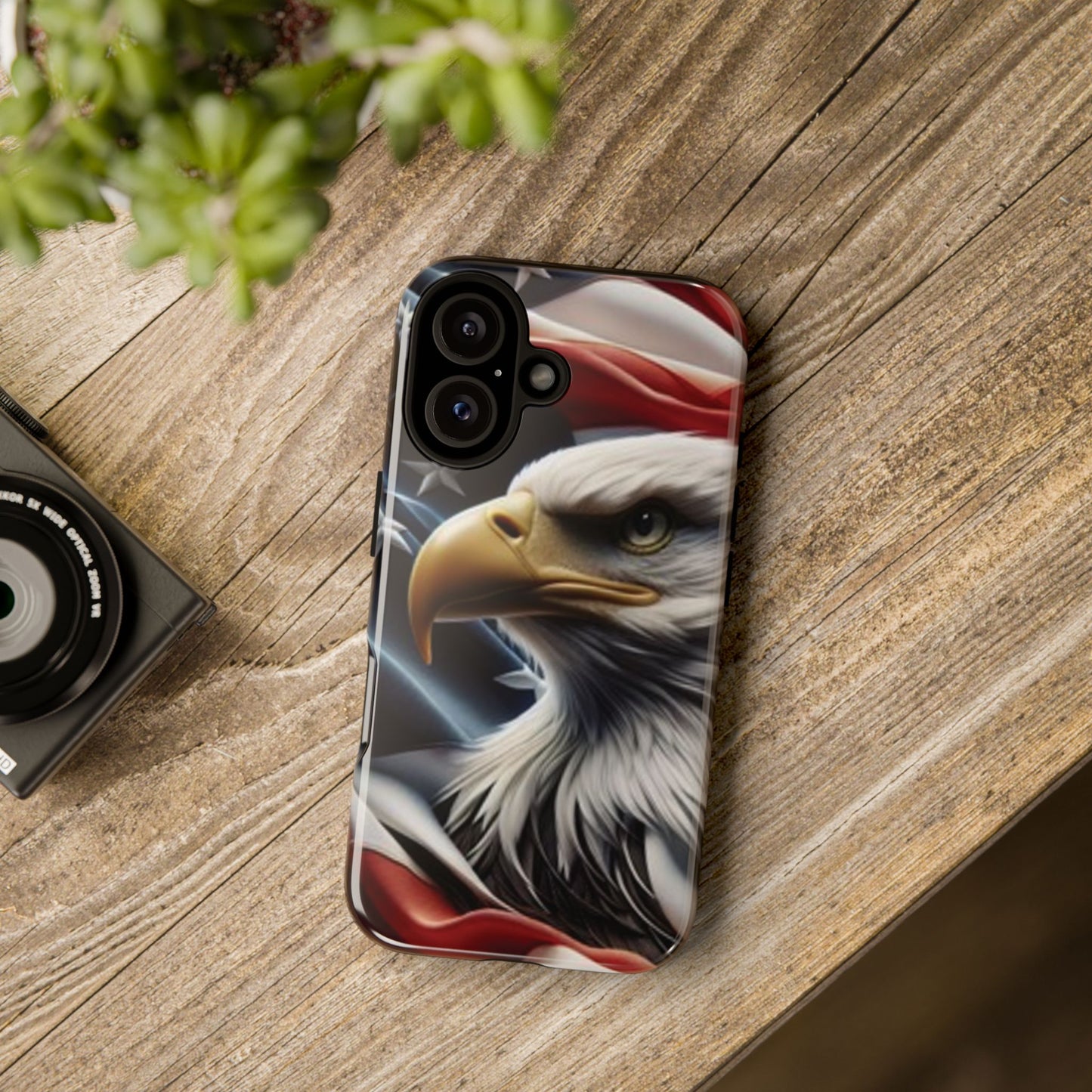 Patriotic Eagle Phone Case | Tough Cases for Nature Lovers, Gift for Veterans, Independence Day, Memorial Day