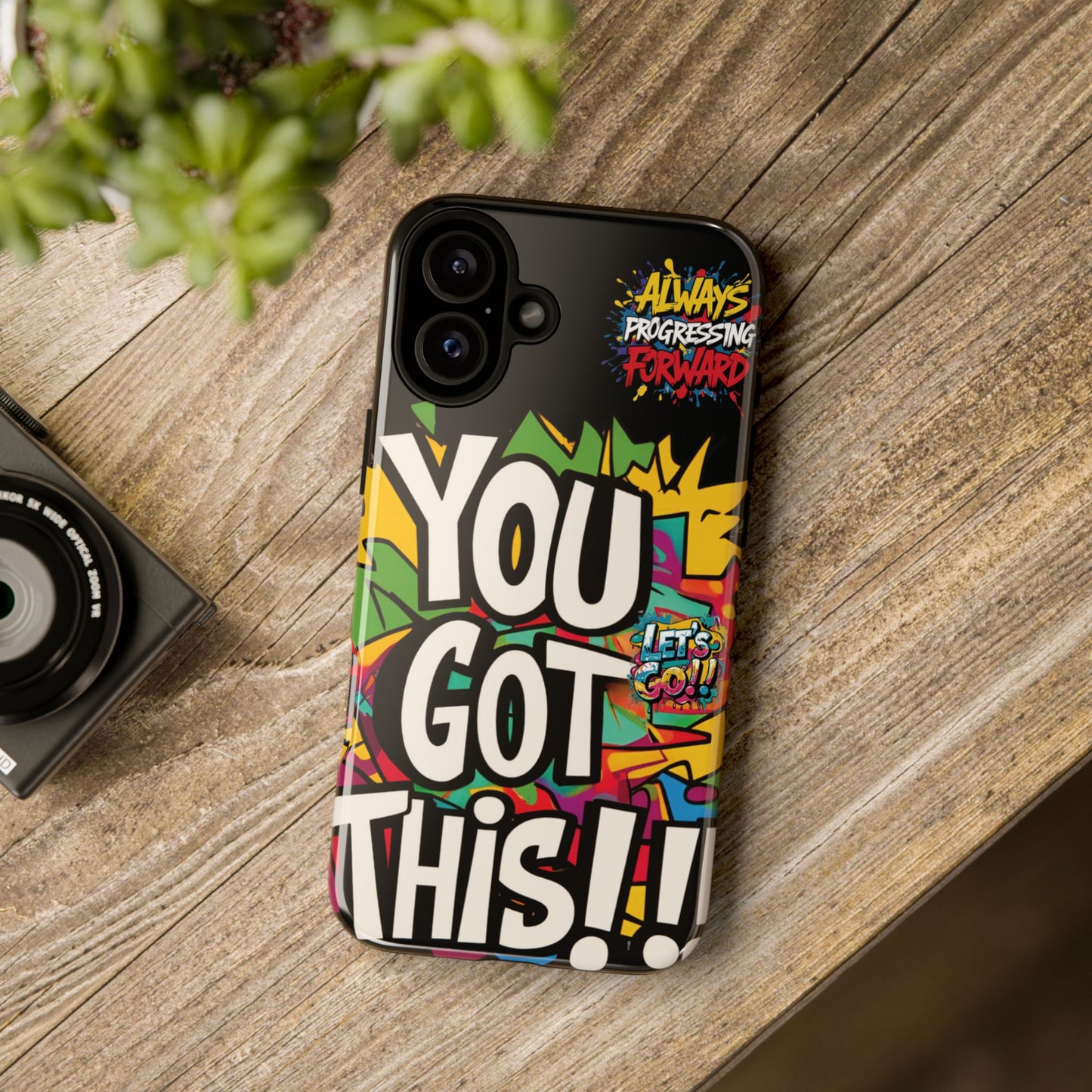 Vibrant Motivational Tough Cell Phone Cases