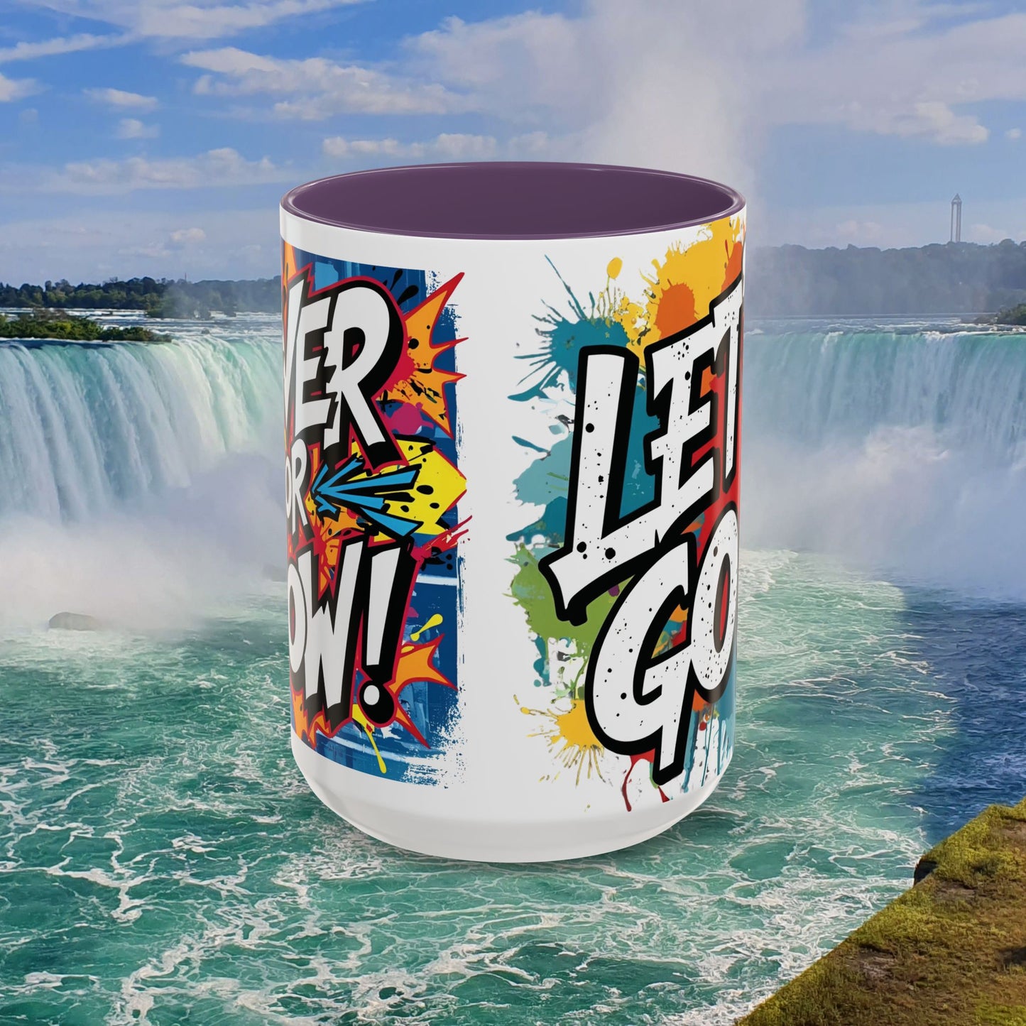 💥Vibrant 💥 Motivational 💥 Ceramic 💥 Coffee Mug 💥 Let's Go! 💥 Never or Now💥 Sizes 11oz 15oz💥 8 Different Colors To Choose From💥