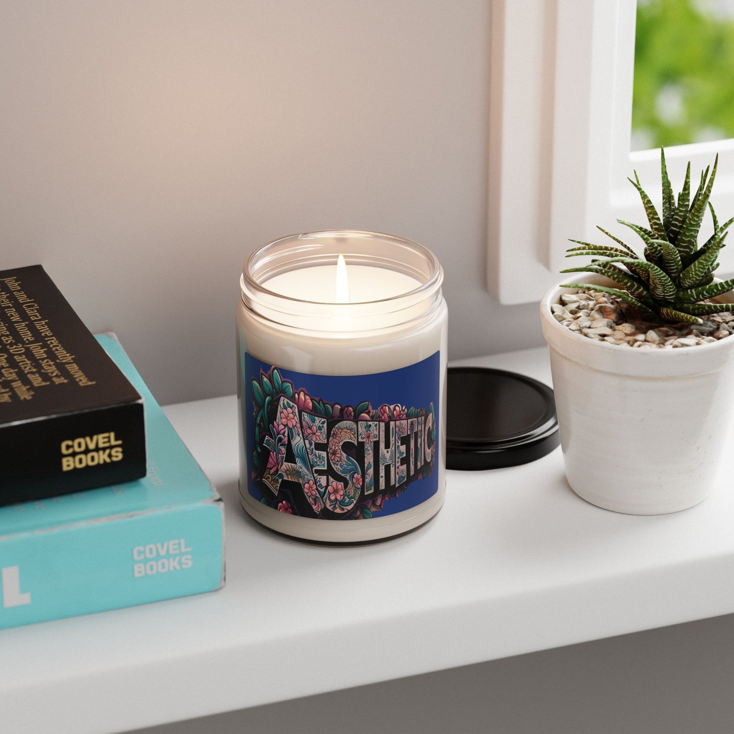 Aesthetic - Floral - 9oz - Soy Candles - Eco- Friendly Non Toxic - 9 Scented - 1 Unscented