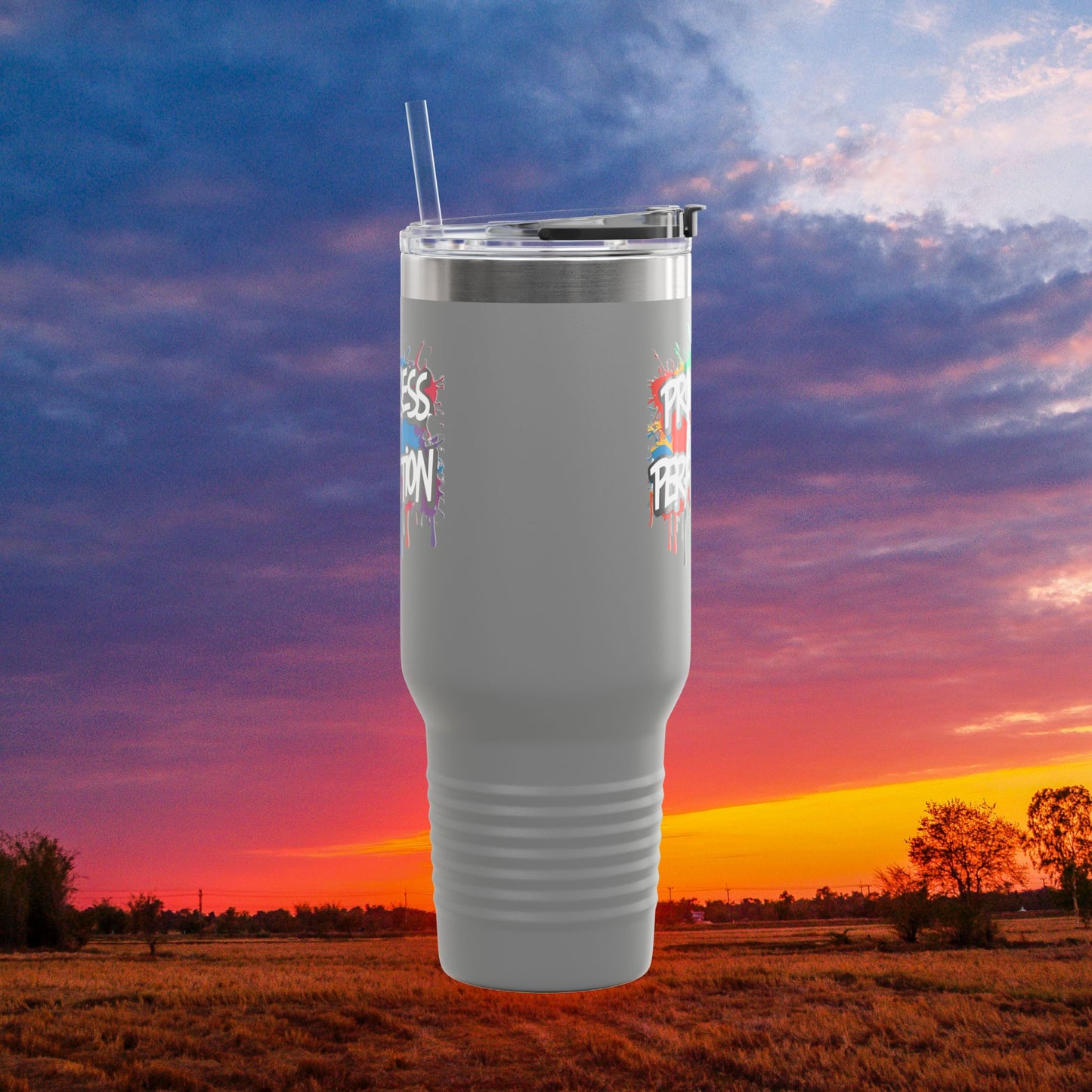 💥Inspirational 💥 Vibrant 💥 Durable 💥 Stainless Steel 💥 Insulated 💥 Travel Mug-Tumbler 💥 40oz 💥 Leak-Proof Lid 💥 8 Different Colors To Choose From 💥 Motivation On The Move 💥