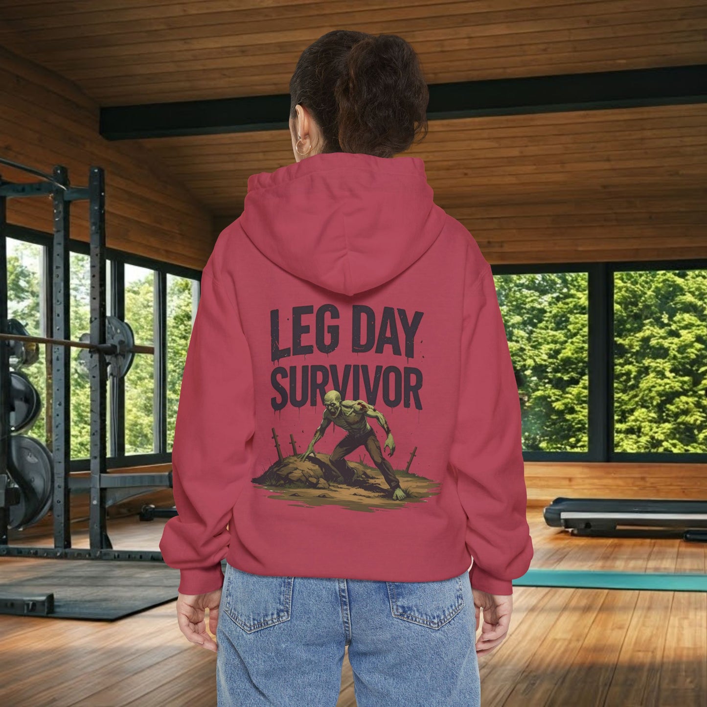 Leg Day Survivor Hoodie, Unisex Fitness Apparel, Gym Lover Gift, Workout Hoodie, Funny T-Shirt Alternative