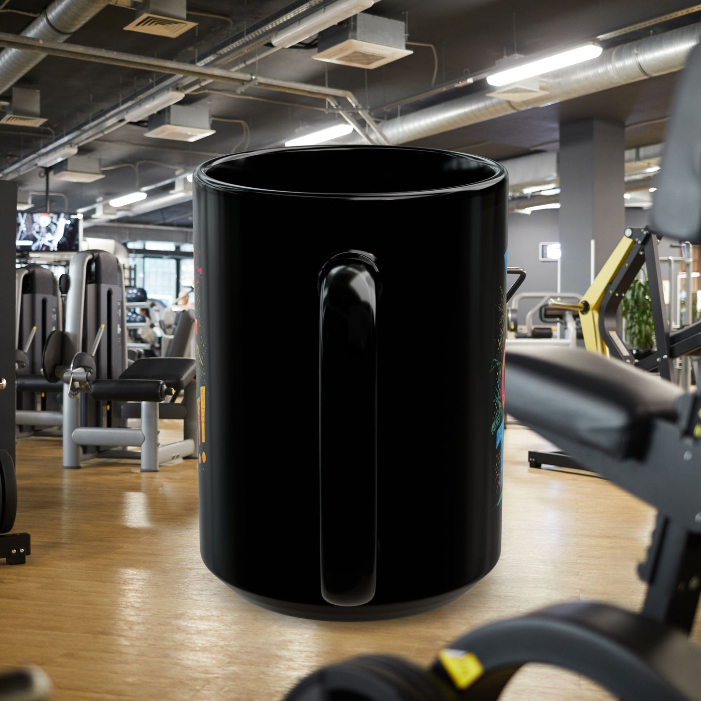 You Got This!! Motivational Mug – Glossy Black Ceramic 11oz & 15oz – Inspirational Coffee Cup for Office, Gym, Students, Friends – Microwave & Dishwasher Safe