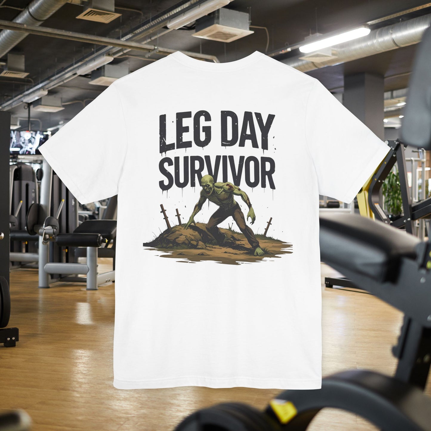 Leg Day Survivor Tee, Fitness Shirt, Workout Apparel, Gym Gift, Unisex Graphic Tee