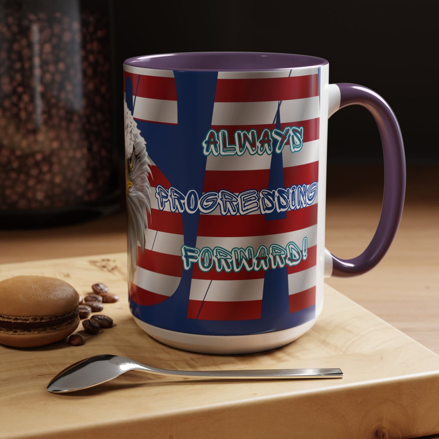 πΊπΈ Eye-Catching πΊπΈ Patriotic πΊπΈ Bald Eagle πΊπΈ Red White & Blue πΊπΈ USA πΊπΈ Accent Coffee Mug πΊπΈπΊπΈ 11oz & πΊπΈ 15oz πΊπΈ Sizes πΊπΈ 8 Color Options πΊπΈ Red πΊπΈ Black πΊπΈ Light Blue πΊπΈ Yellow πΊπΈ Orange πΊπΈ Navy πΊπΈ Pink πΊπΈ Purple