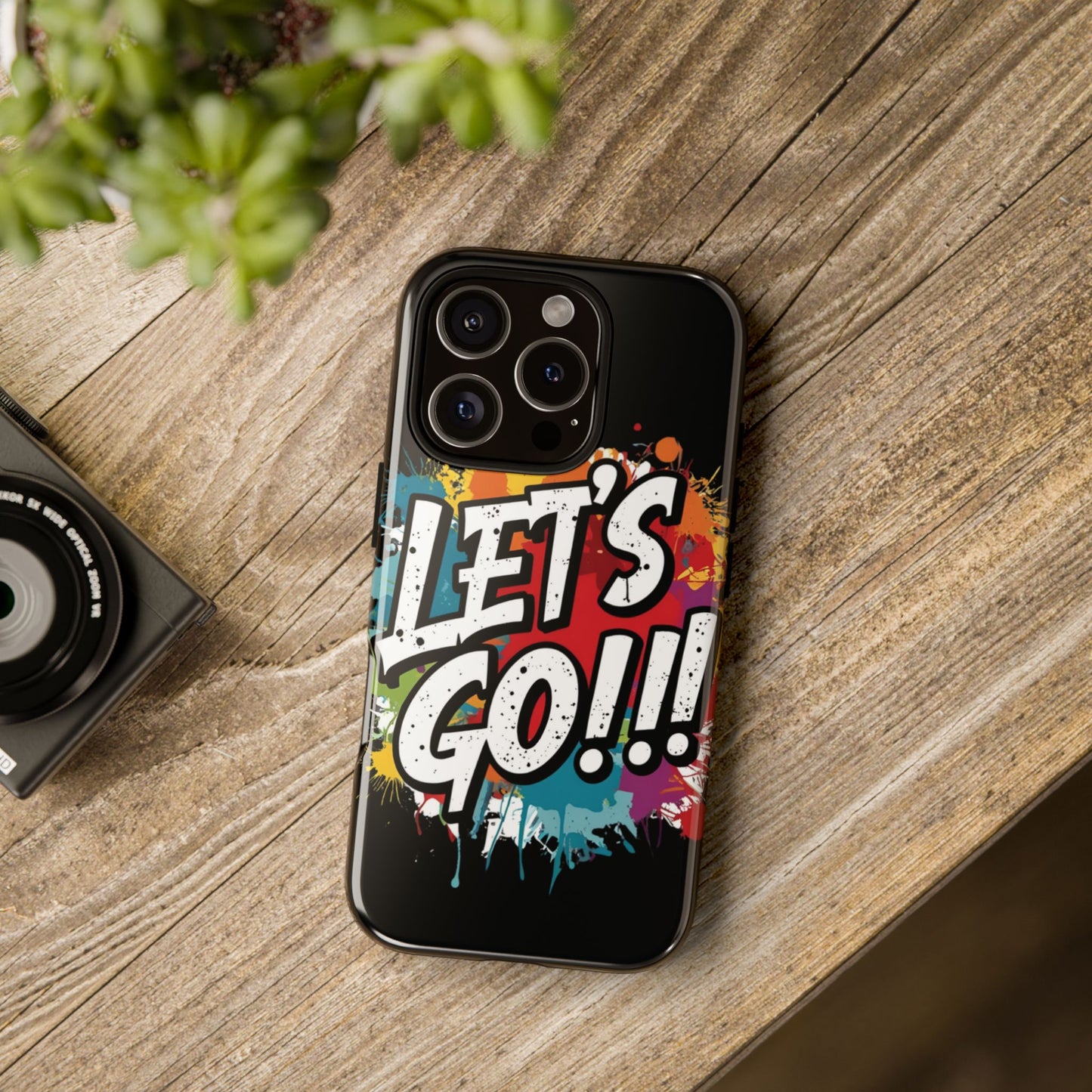 π₯Phone Case π₯ Colorful π₯ Let's Go! π₯ Tough Phone Case π₯ Vibrant Design π₯ iPhones 15 & 16 π₯ Birthday Gift π₯