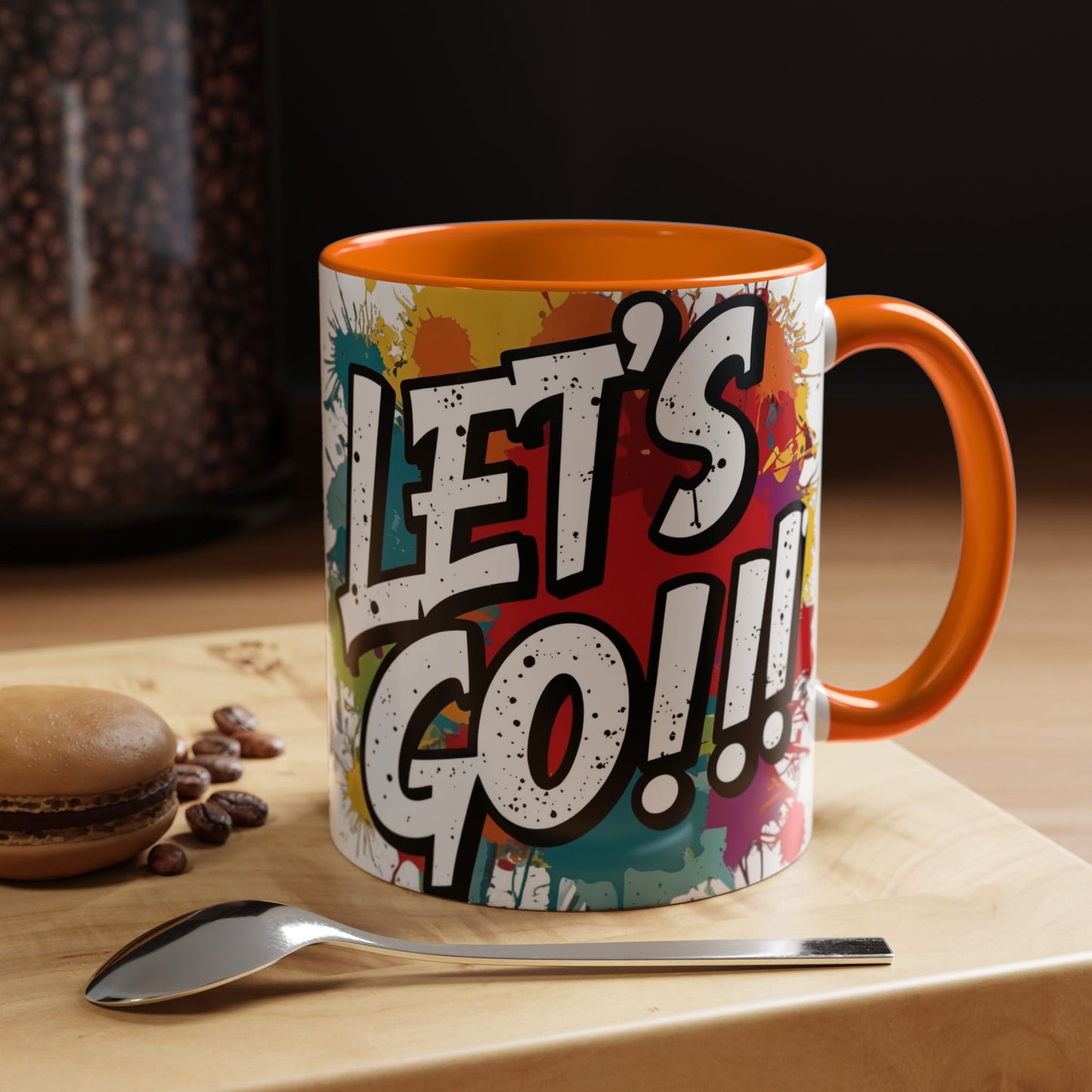💥Vibrant 💥 Motivational 💥 Ceramic 💥 Coffee Mug 💥 Let's Go! 💥 Never or Now💥 Sizes 11oz 15oz💥 8 Different Colors To Choose From💥