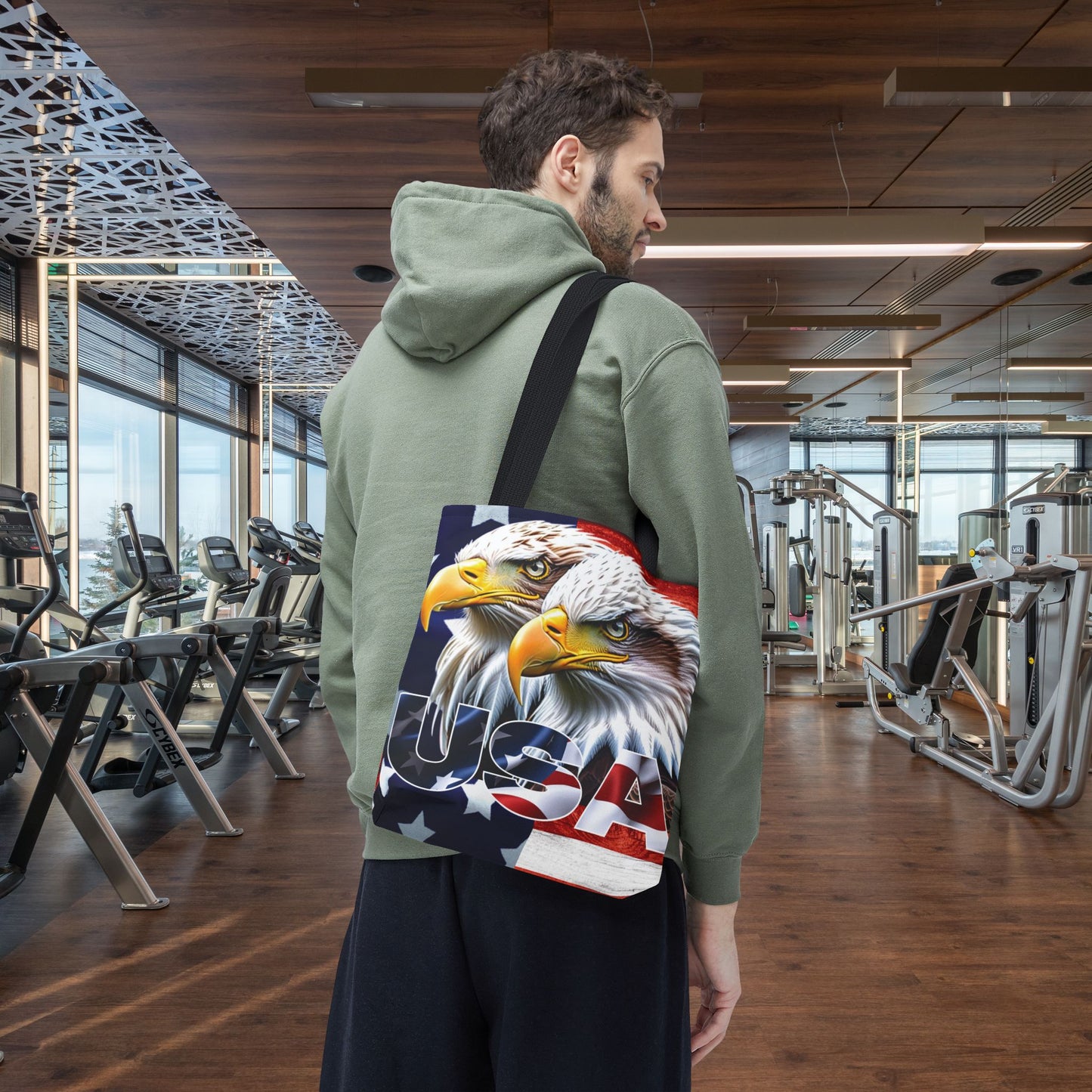 ๐บ๐ธ Patriotic ๐บ๐ธ USA ๐บ๐ธ Bald Eagles ๐บ๐ธ Tote Bag ๐บ๐ธ All Over Print ๐บ๐ธ American Flag Design ๐บ๐ธ Five Different Handle Colors ๐บ๐ธ Red ๐บ๐ธ Navy ๐บ๐ธ Black ๐บ๐ธ Beige ๐บ๐ธ White