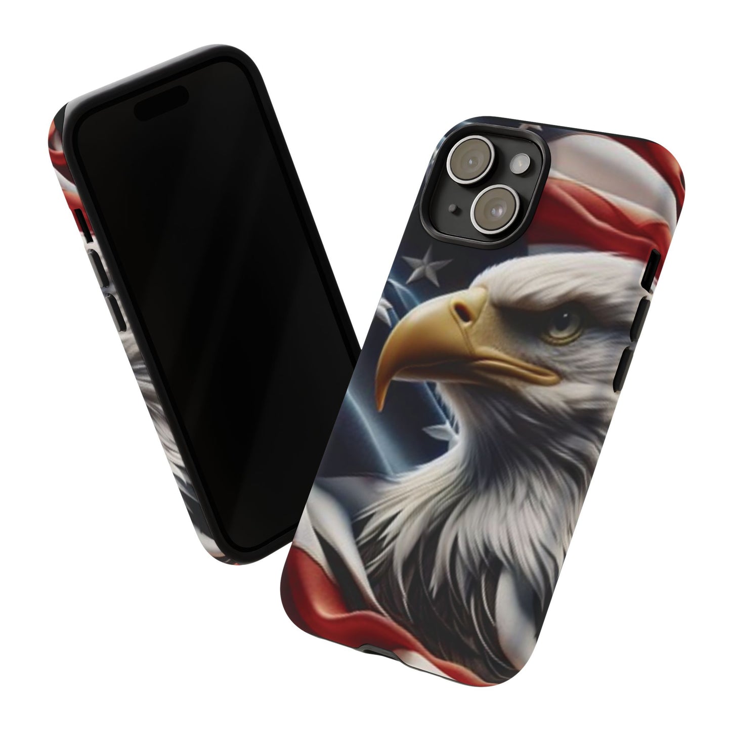 Patriotic Eagle Phone Case | Tough Cases for Nature Lovers, Gift for Veterans, Independence Day, Memorial Day