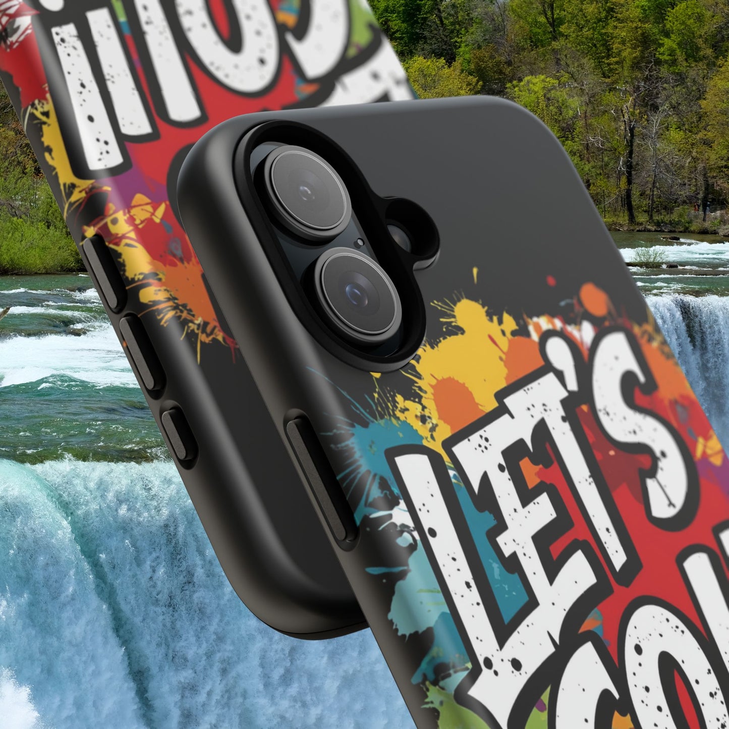 π₯Phone Case π₯ Colorful π₯ Let's Go! π₯ Tough Phone Case π₯ Vibrant Design π₯ iPhones 15 & 16 π₯ Birthday Gift π₯