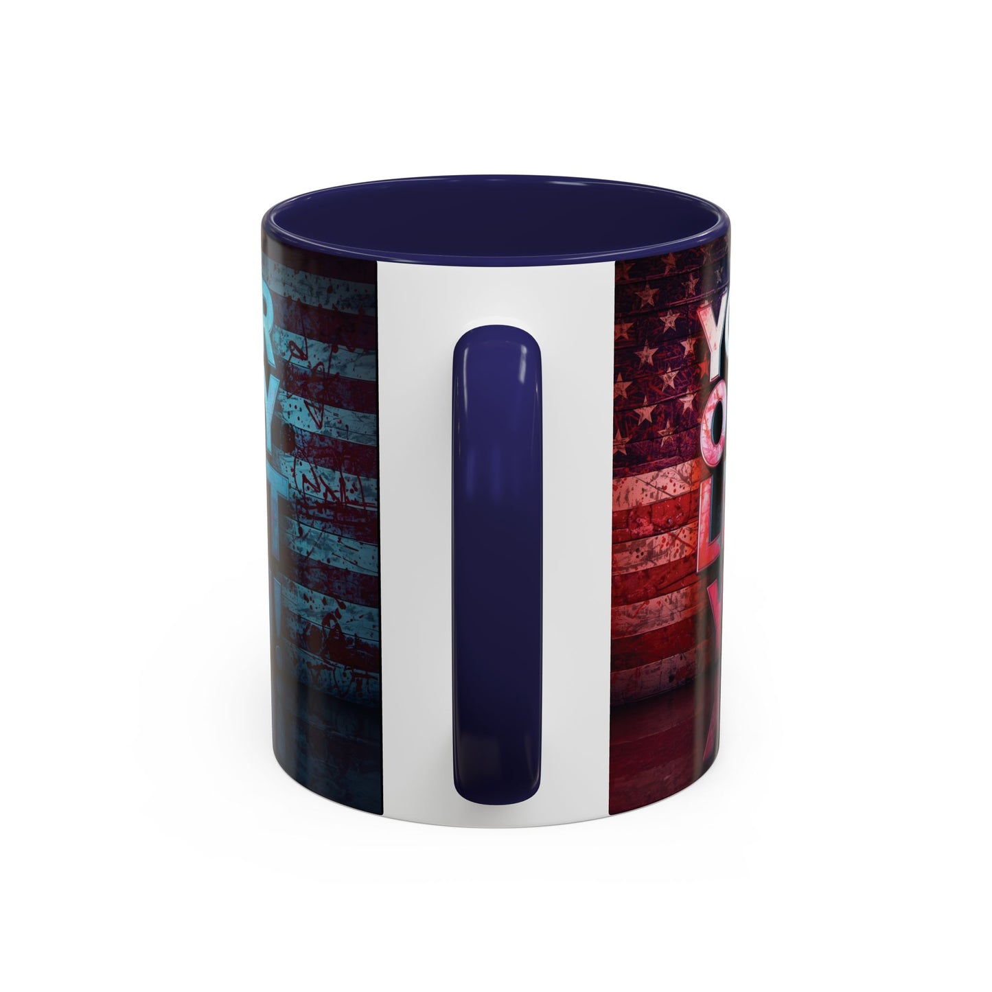 Motivational Accent Coffee Mug - Your Only Limit is You! Gift for Coffee Lovers, Inspirational Decor, Office Mug, Patriot Gift