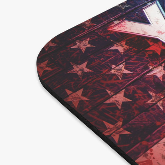 Inspirational Your Only Limit Is You! Mouse Pad - Motivational Red White Blue Desk Accessory, Gift for Students, Home Office Decor, American Flag Design, Unique Workstation Item