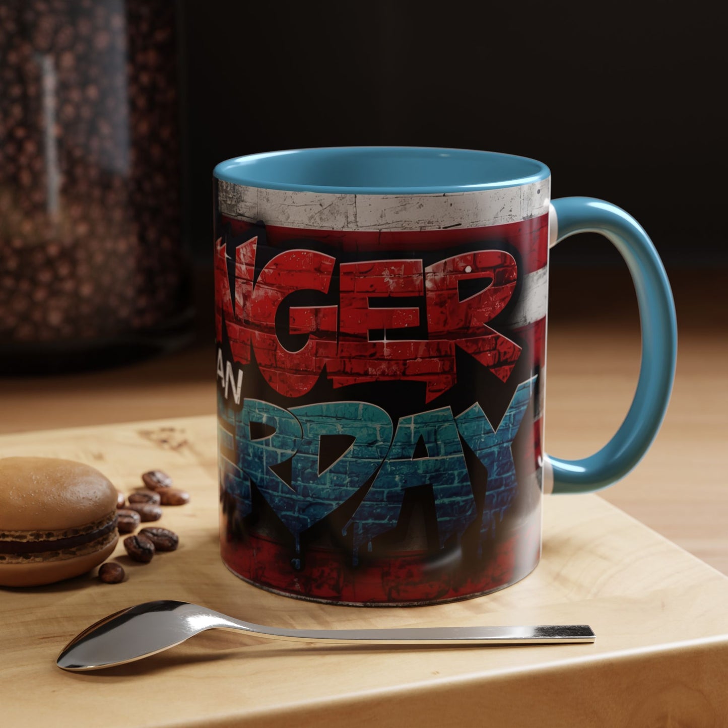 Eye-Catching - Stronger Than Yesterday Coffee Mug - Motivational Coffee Cup - Perfect Gift for Fitness Lovers - Entrepreneurs - & Daily Inspiration