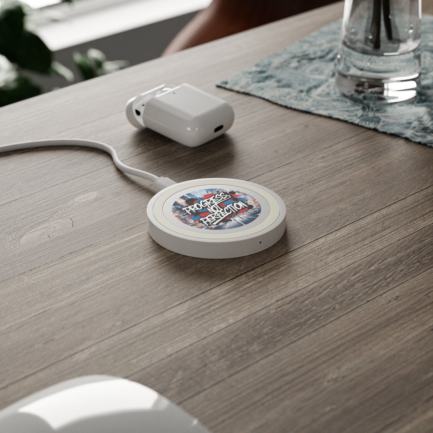 π₯ Wireless π₯ Charging Pad π₯ Progress Not Perfection π₯ Design π₯