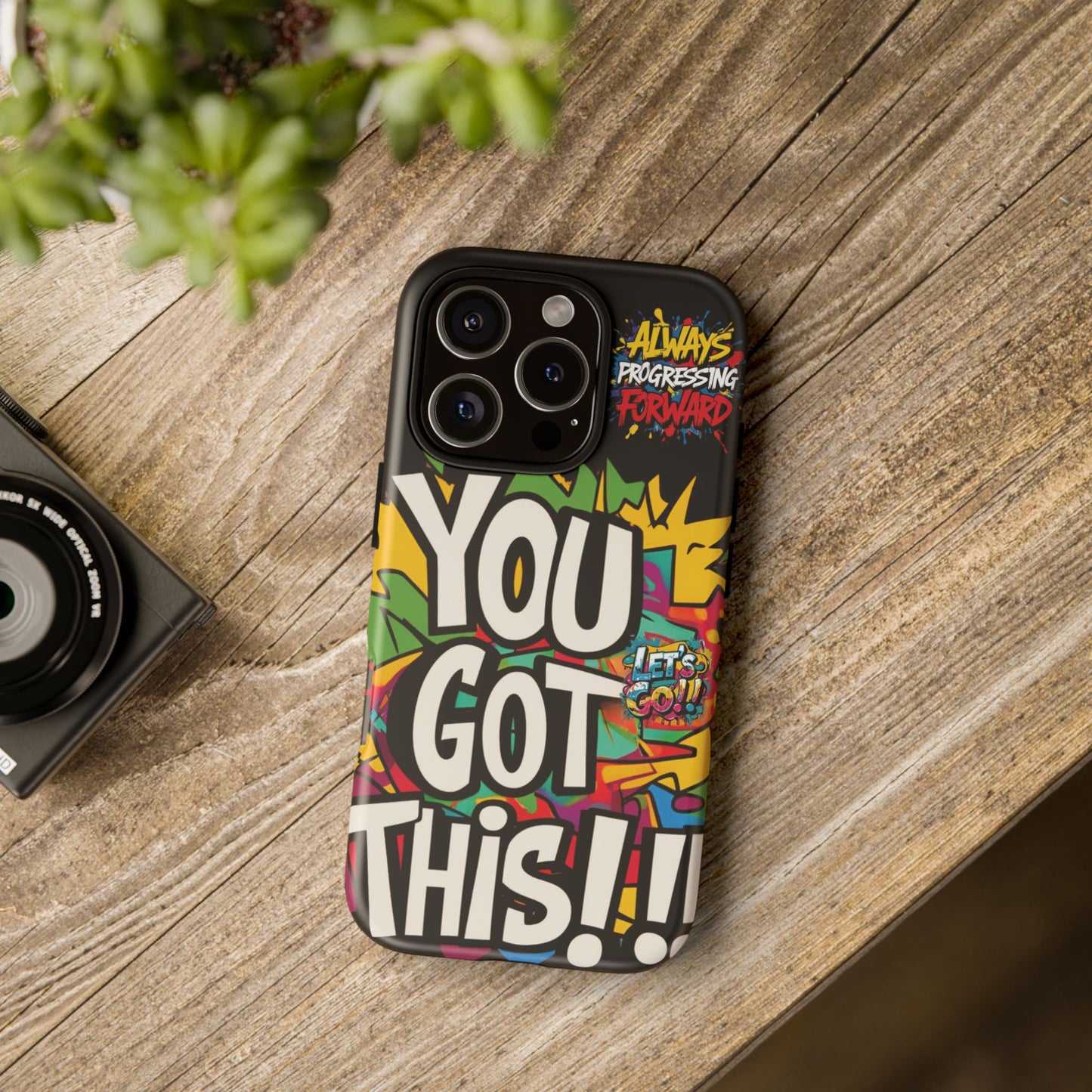 Vibrant Motivational Tough Cell Phone Cases