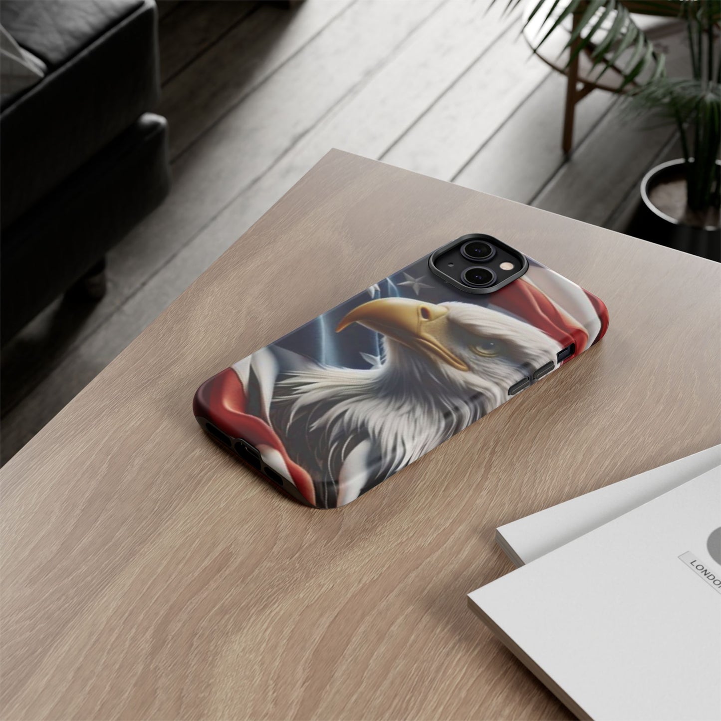 Patriotic Eagle Phone Case | Tough Cases for Nature Lovers, Gift for Veterans, Independence Day, Memorial Day