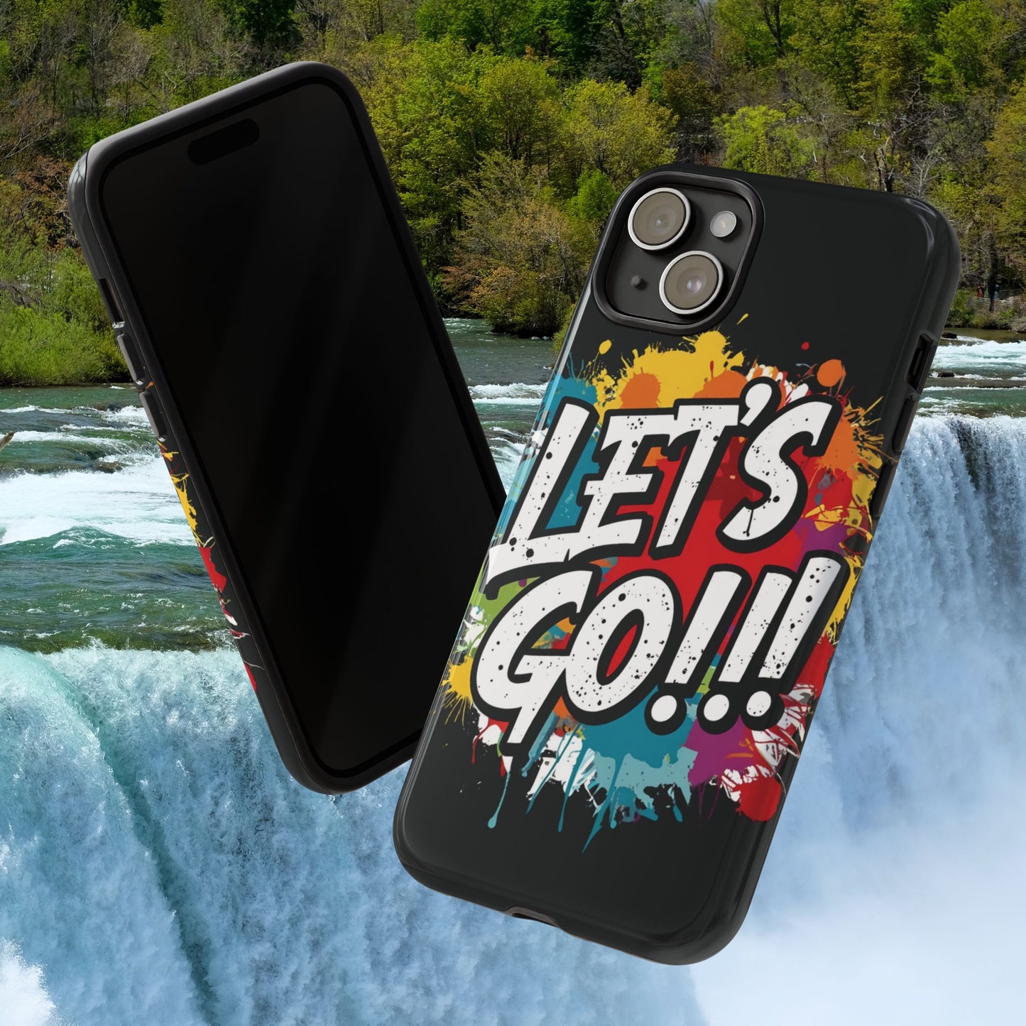 π₯Phone Case π₯ Colorful π₯ Let's Go! π₯ Tough Phone Case π₯ Vibrant Design π₯ iPhones 15 & 16 π₯ Birthday Gift π₯