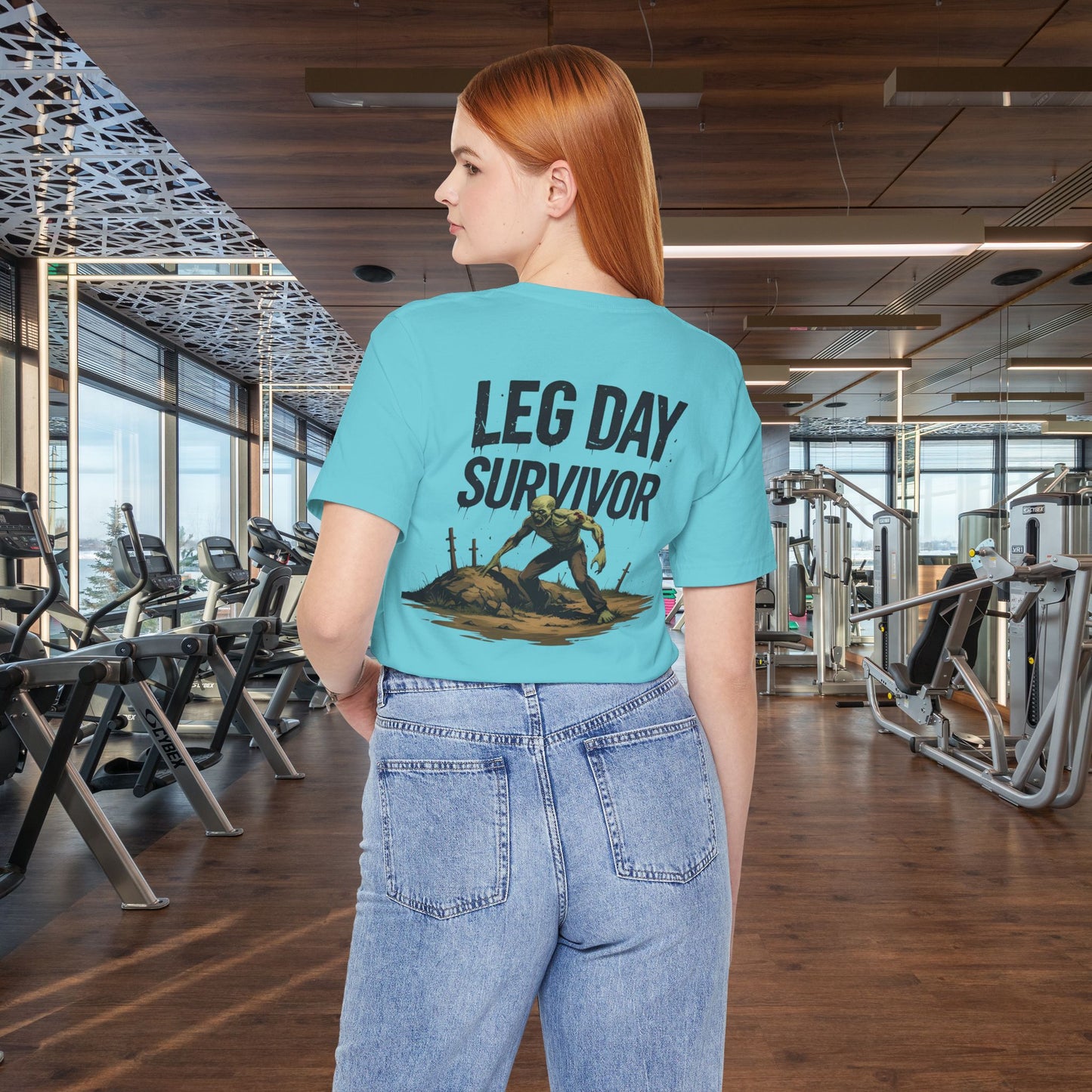 Leg Day Survivor Tee, Fitness Shirt, Workout Apparel, Gym Gift, Unisex Graphic Tee