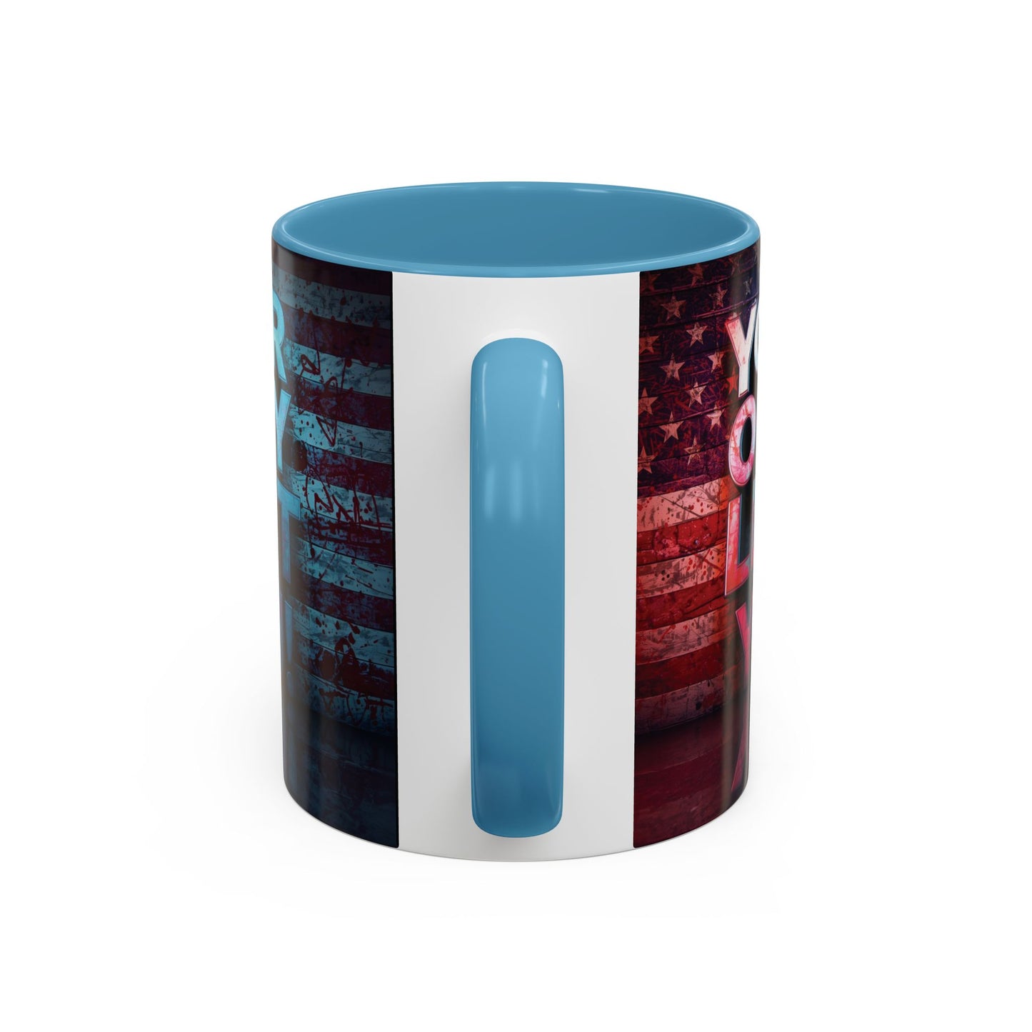Motivational Accent Coffee Mug - Your Only Limit is You! Gift for Coffee Lovers, Inspirational Decor, Office Mug, Patriot Gift