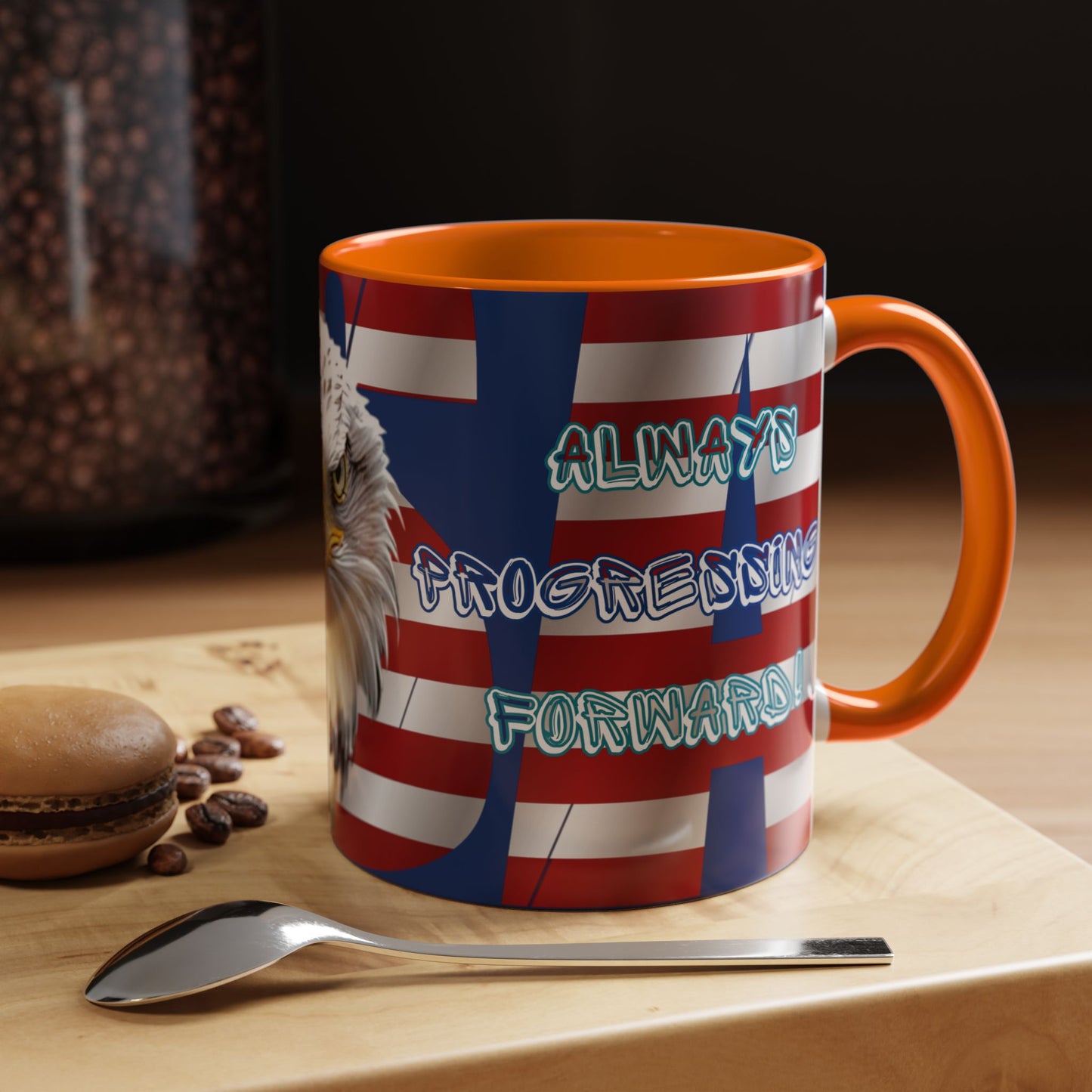 πΊπΈ Eye-Catching πΊπΈ Patriotic πΊπΈ Bald Eagle πΊπΈ Red White & Blue πΊπΈ USA πΊπΈ Accent Coffee Mug πΊπΈπΊπΈ 11oz & πΊπΈ 15oz πΊπΈ Sizes πΊπΈ 8 Color Options πΊπΈ Red πΊπΈ Black πΊπΈ Light Blue πΊπΈ Yellow πΊπΈ Orange πΊπΈ Navy πΊπΈ Pink πΊπΈ Purple