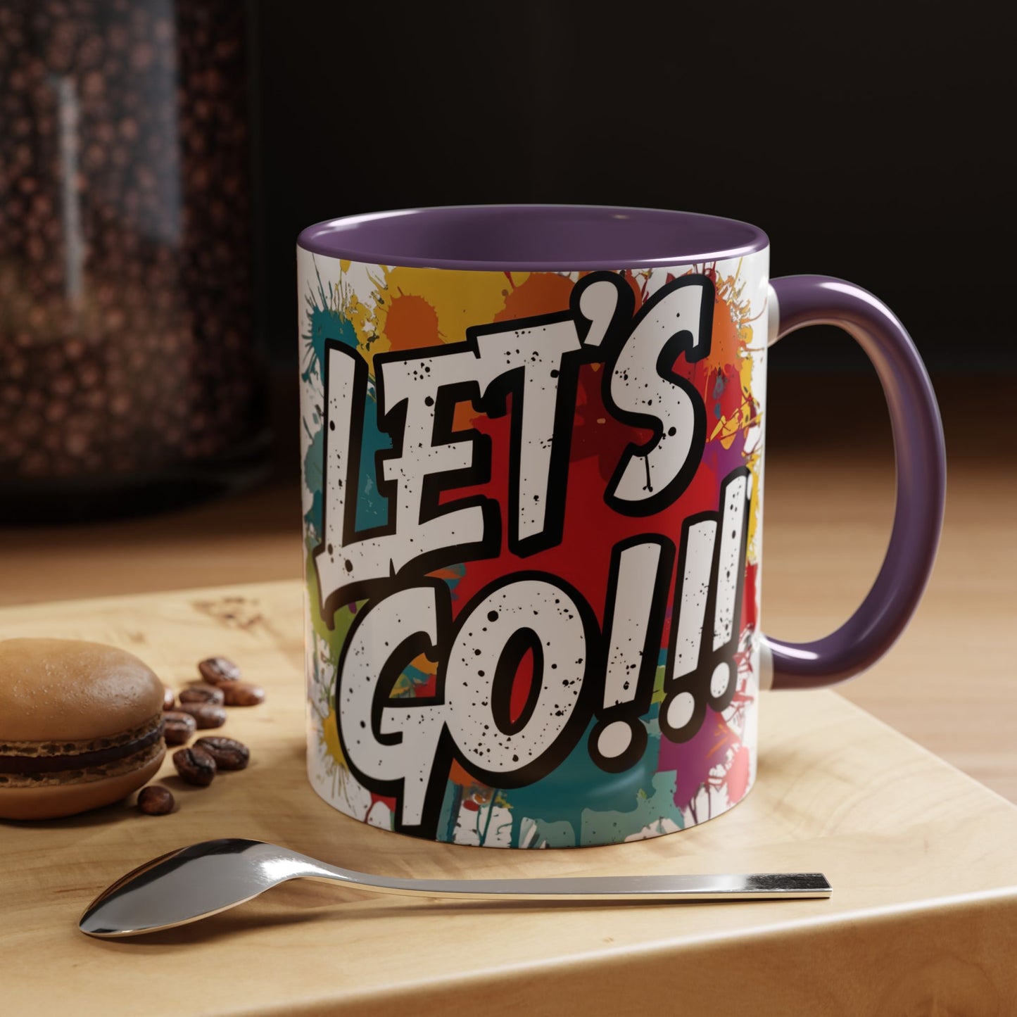 💥Vibrant 💥 Motivational 💥 Ceramic 💥 Coffee Mug 💥 Let's Go! 💥 Never or Now💥 Sizes 11oz 15oz💥 8 Different Colors To Choose From💥