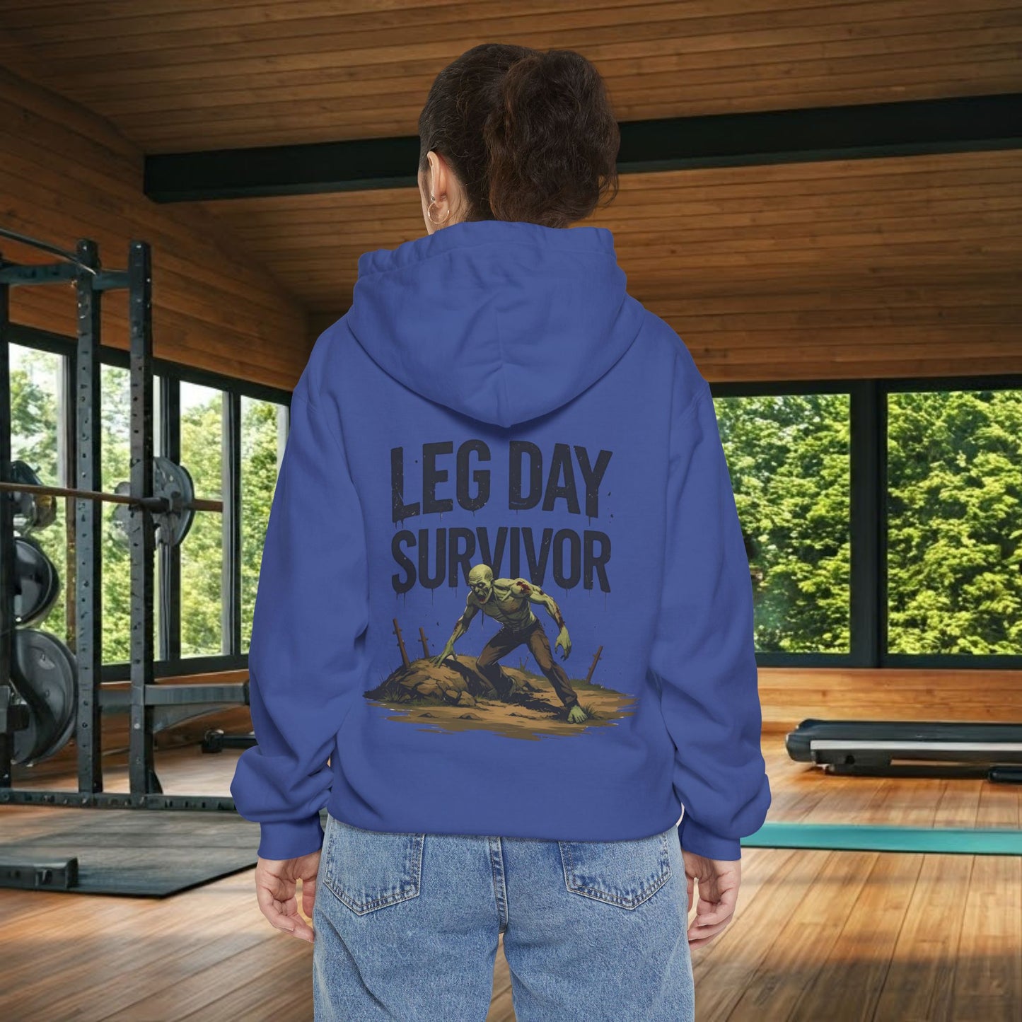 Leg Day Survivor Hoodie, Unisex Fitness Apparel, Gym Lover Gift, Workout Hoodie, Funny T-Shirt Alternative