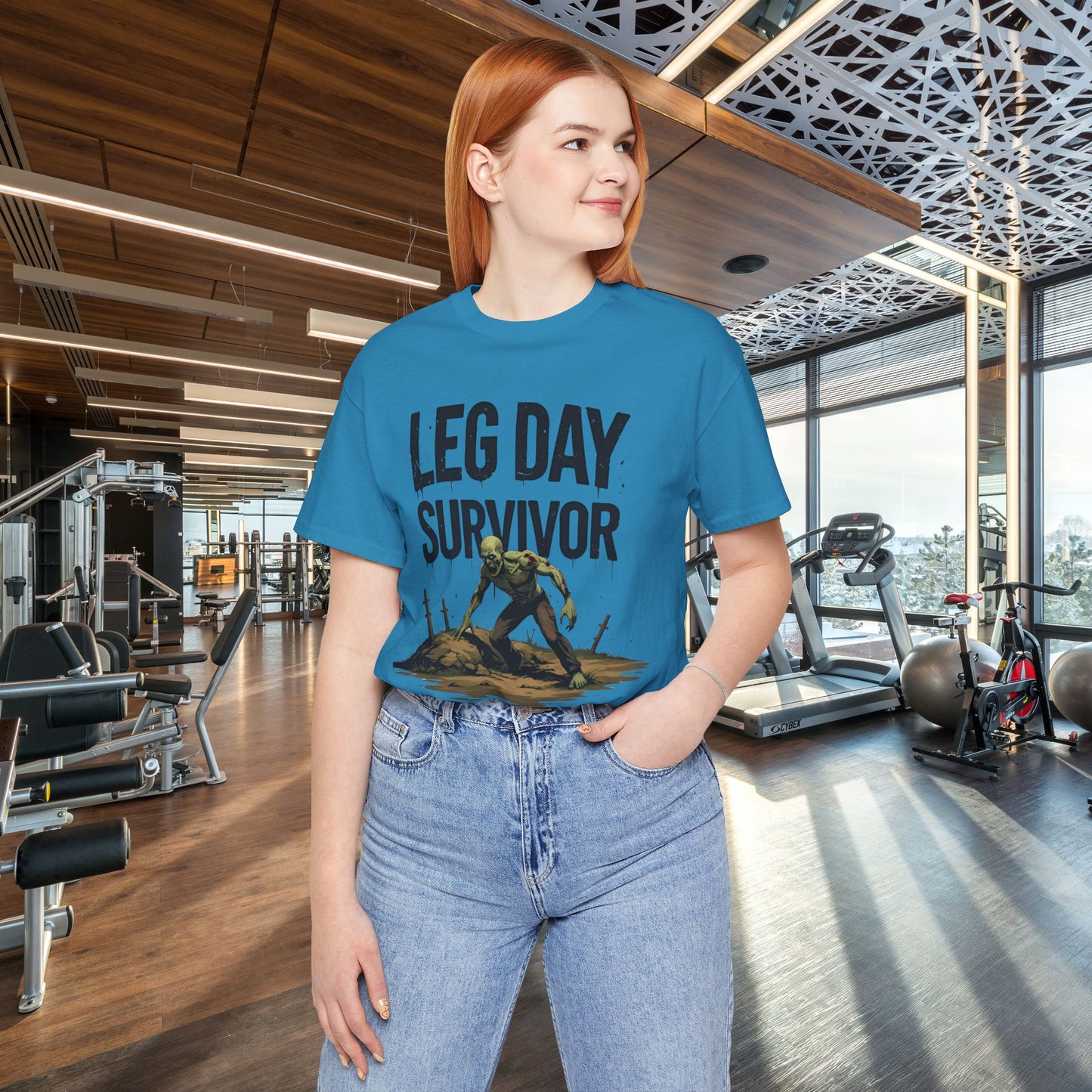 Leg Day Survivor Tee, Fitness Shirt, Workout Apparel, Gym Gift, Unisex Graphic Tee