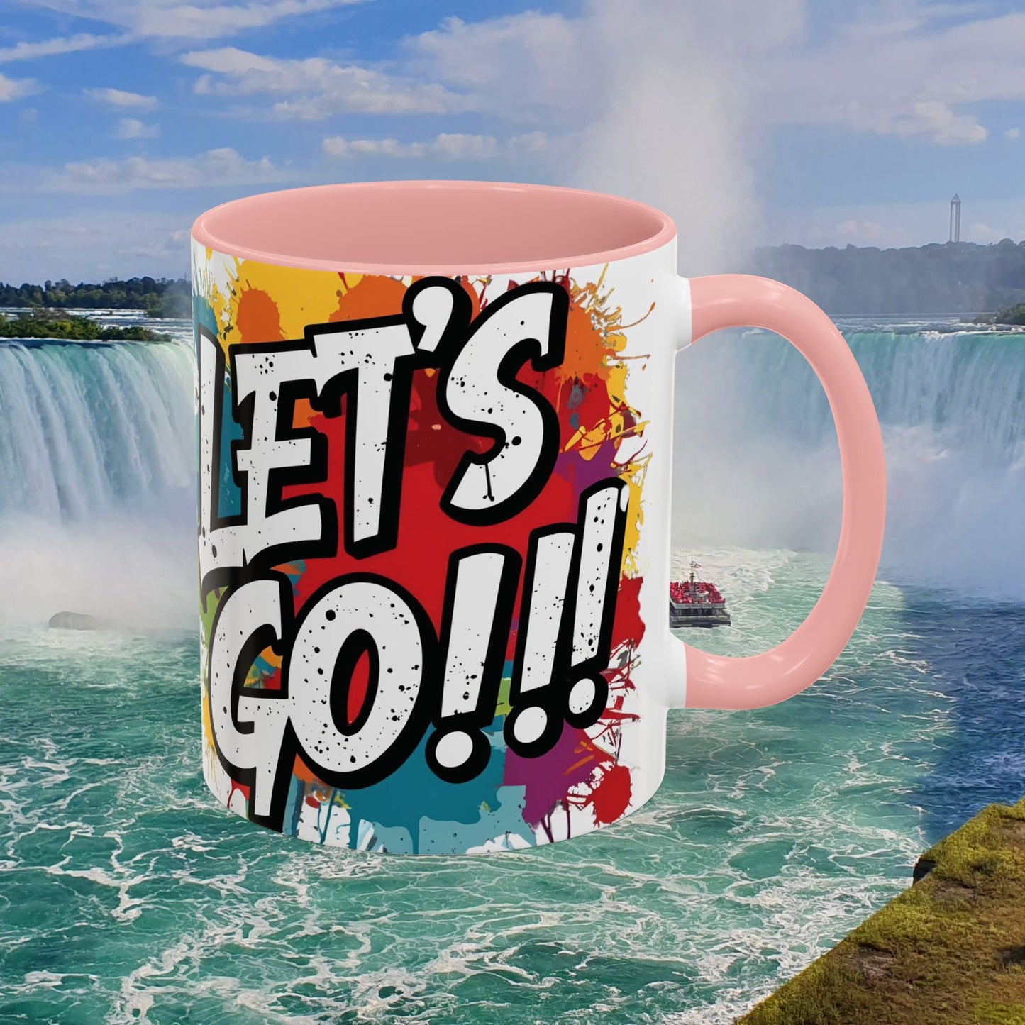 💥Vibrant 💥 Motivational 💥 Ceramic 💥 Coffee Mug 💥 Let's Go! 💥 Never or Now💥 Sizes 11oz 15oz💥 8 Different Colors To Choose From💥
