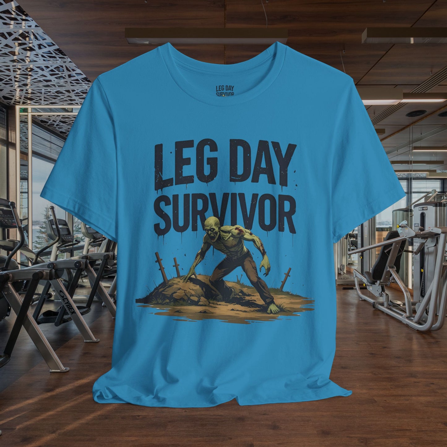 Leg Day Survivor Tee, Fitness Shirt, Workout Apparel, Gym Gift, Unisex Graphic Tee