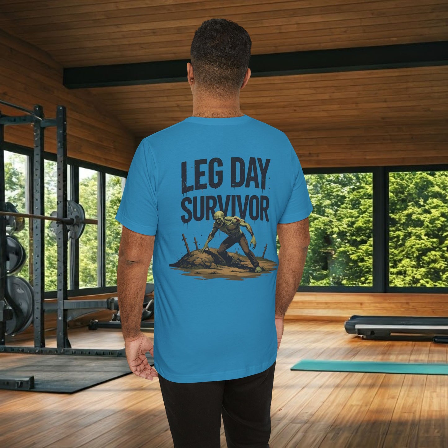 Leg Day Survivor Tee, Fitness Shirt, Workout Apparel, Gym Gift, Unisex Graphic Tee