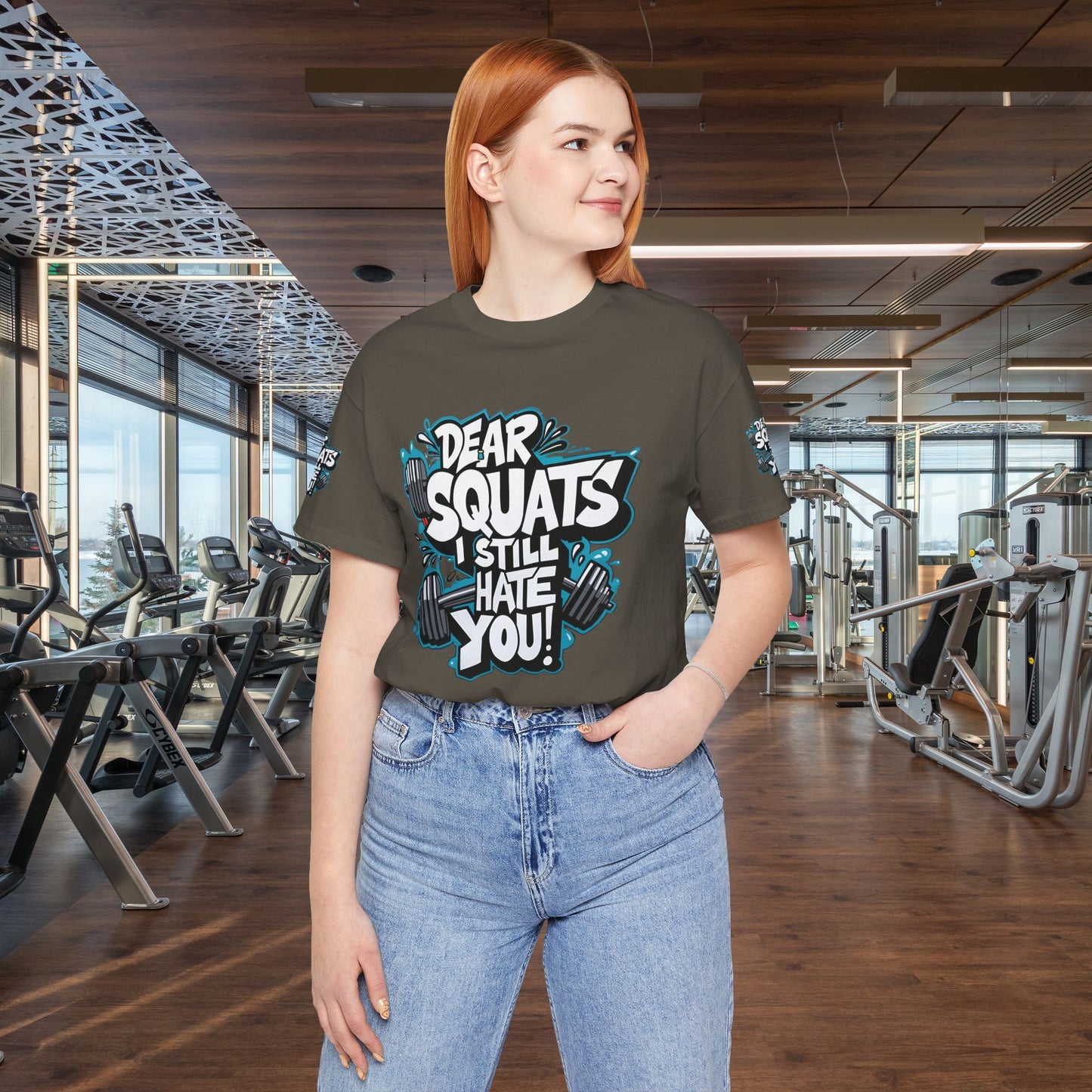 Fit & Fun Unisex Tee - 'Dear Squats, I Still Hate You!'