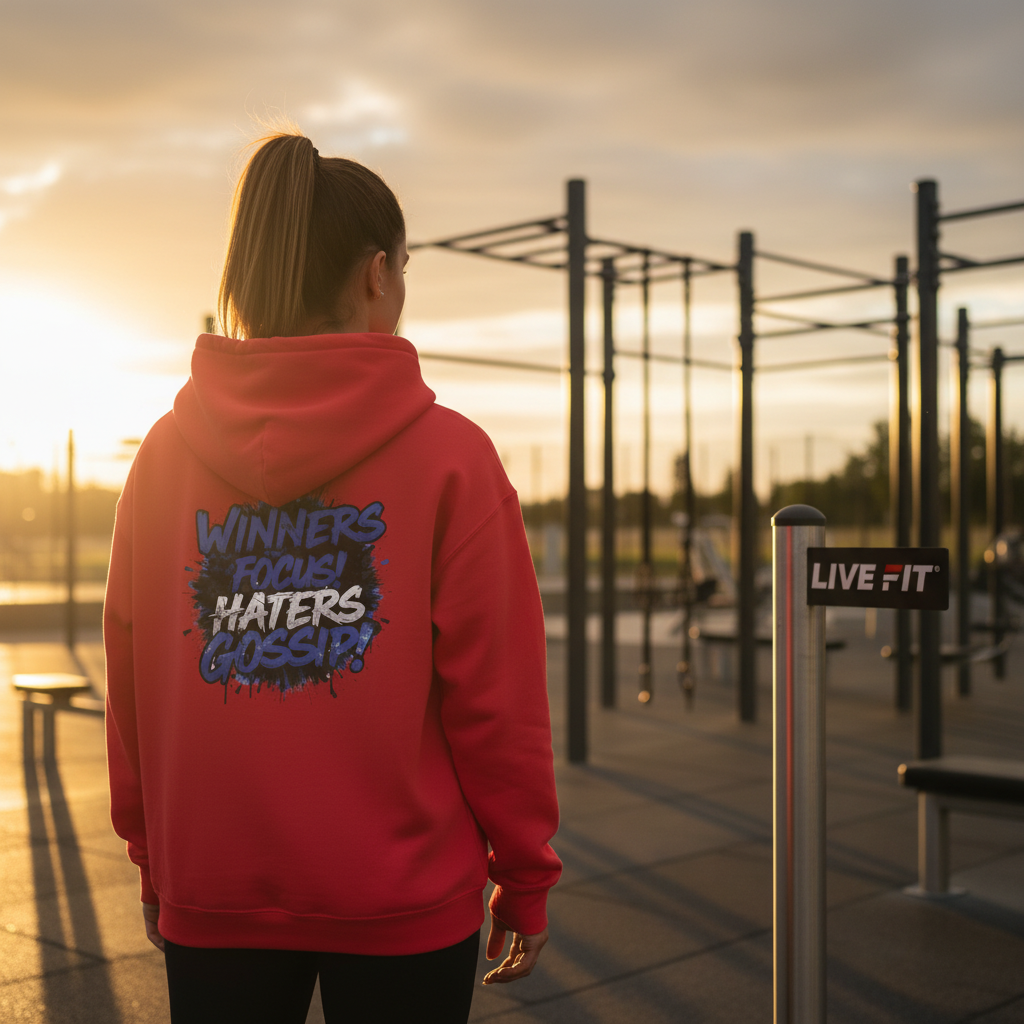 Winners Focus Haters Gossip - Hooded Sweatshirt - S - 5XL - Multiple Colors - Fitness